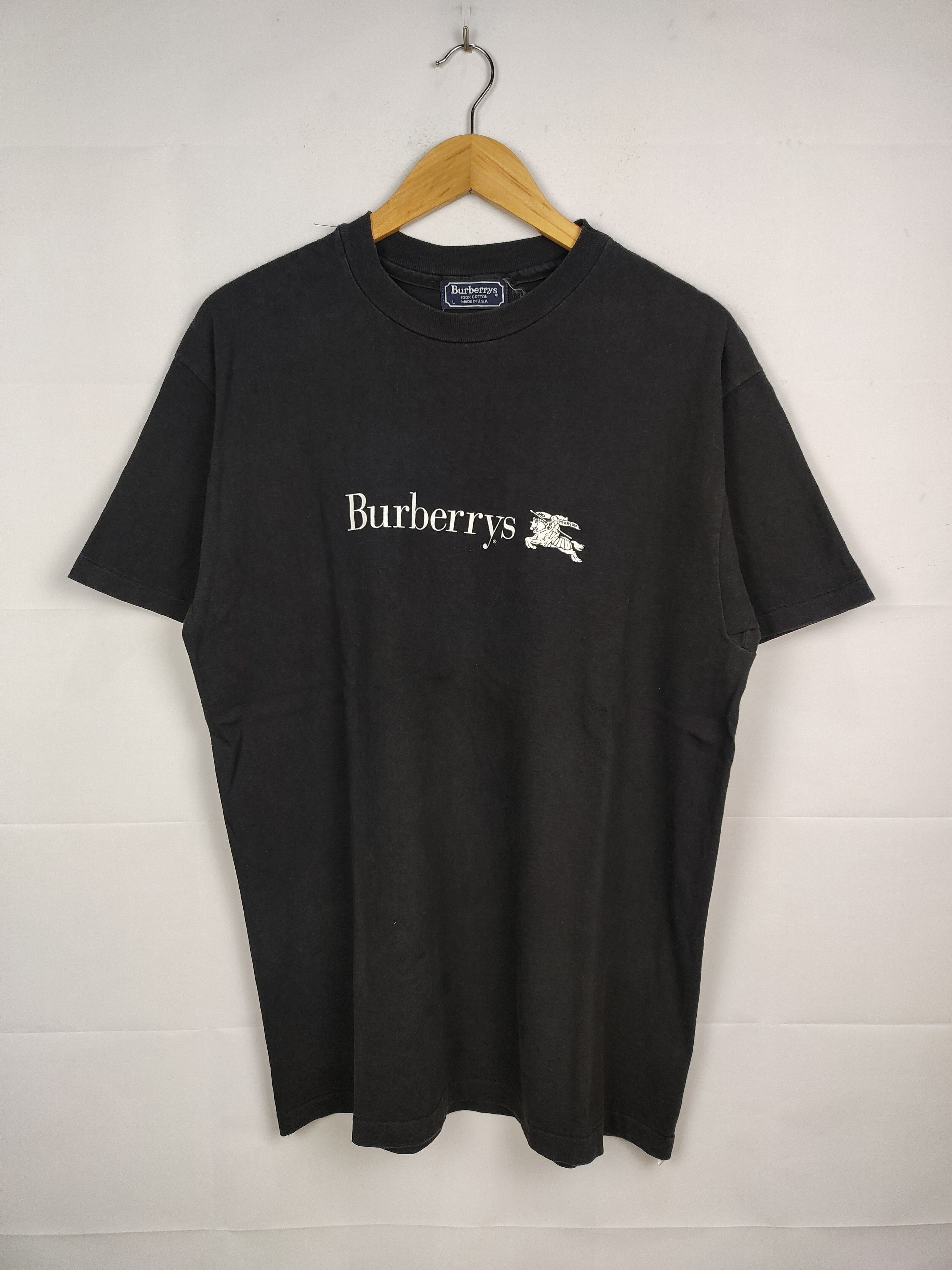 Burberry Vintage 90s Burberry London Made in USA Shirt Size US L / EU 52-54 / 3 - 1 Thumbnail