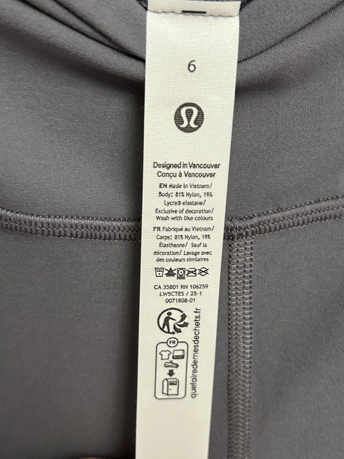 Lululemon Lululemon Leggings Align HR Pant 28" Solar Grey NWT Size 6 Size 28" / US 6 / IT 42 - 4 Thumbnail