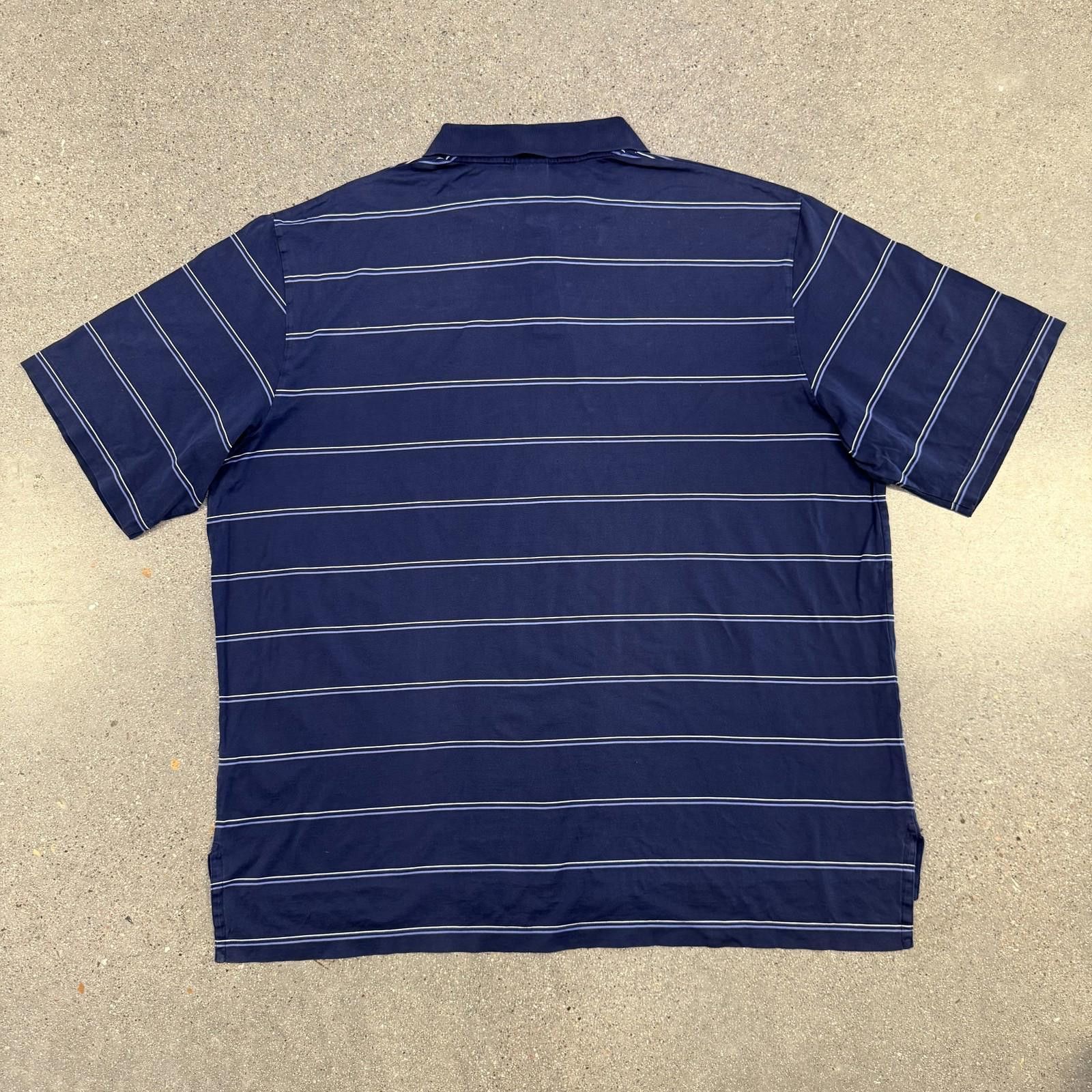Polo Ralph Lauren Polo Ralph Lauren Shirt Mens XL Blue Striped Golf Classic Size US XL / EU 56 / 4 - 10 Thumbnail