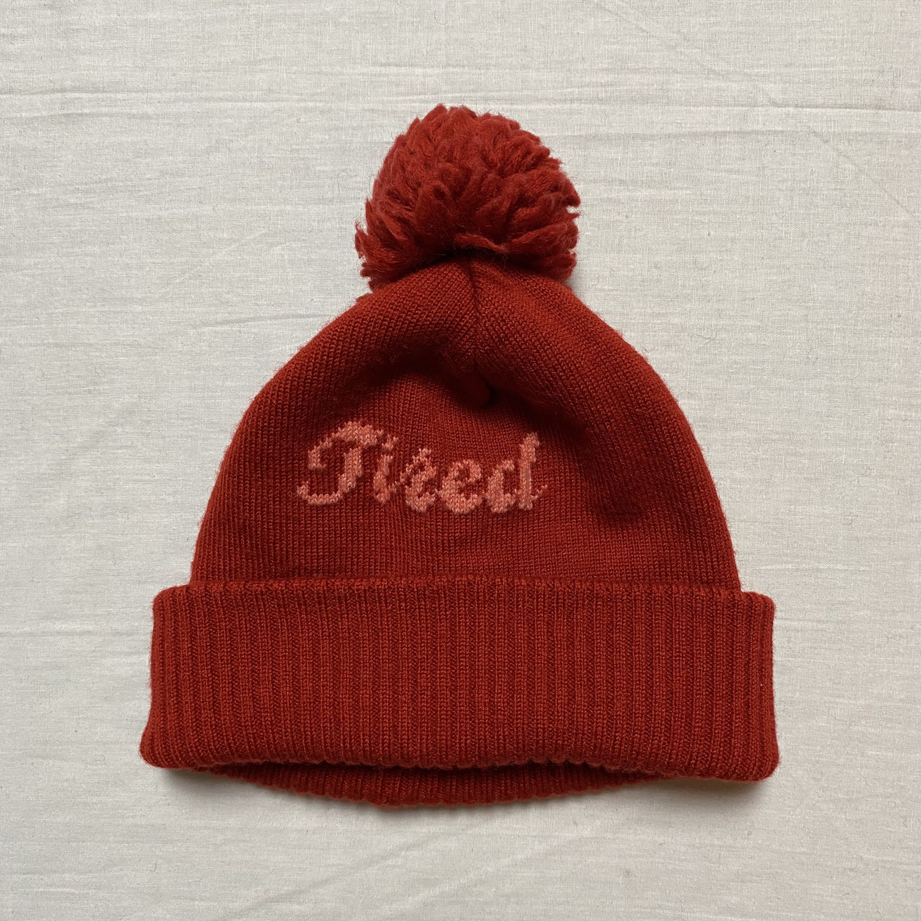 Comme des Garcons × Comme des Garcons Homme Plus × Comme des Garcons SHIRT Comme des Garçons Shirt Red Knit Cap Size ONE SIZE - 3 Thumbnail