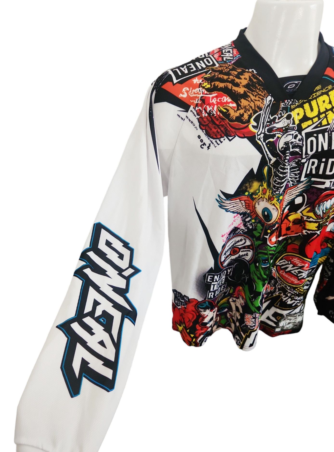 O'Neill O'Neil Riders Mayhem Lite Crank Jersey AOP Longsleeve Medium Size US M / EU 48-50 / 2 - 2 Thumbnail