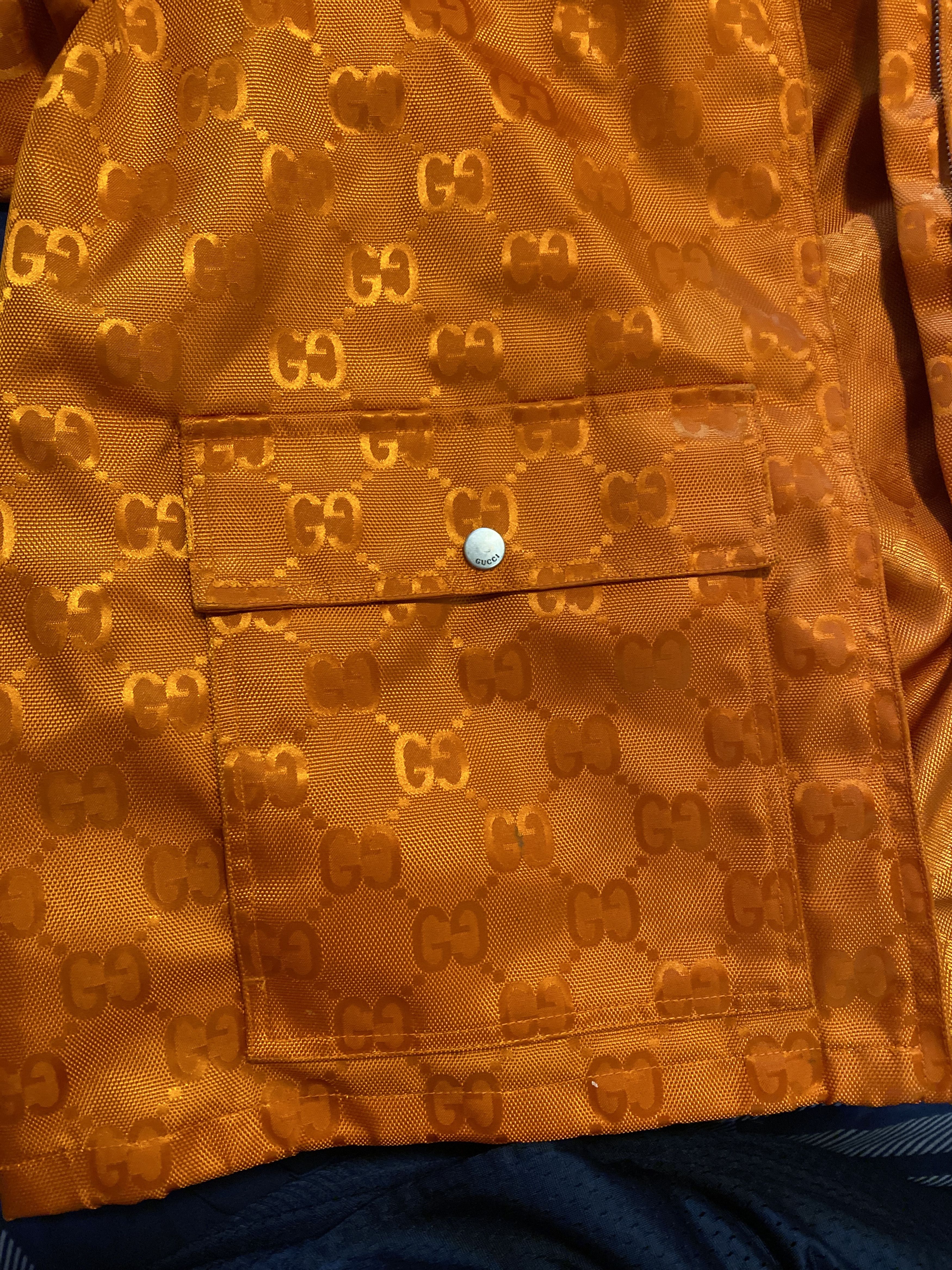 Gucci Gucci Off The Gr Orange Jacket – Size 46 Size US S / EU 44-46 / 1 - 6 Thumbnail