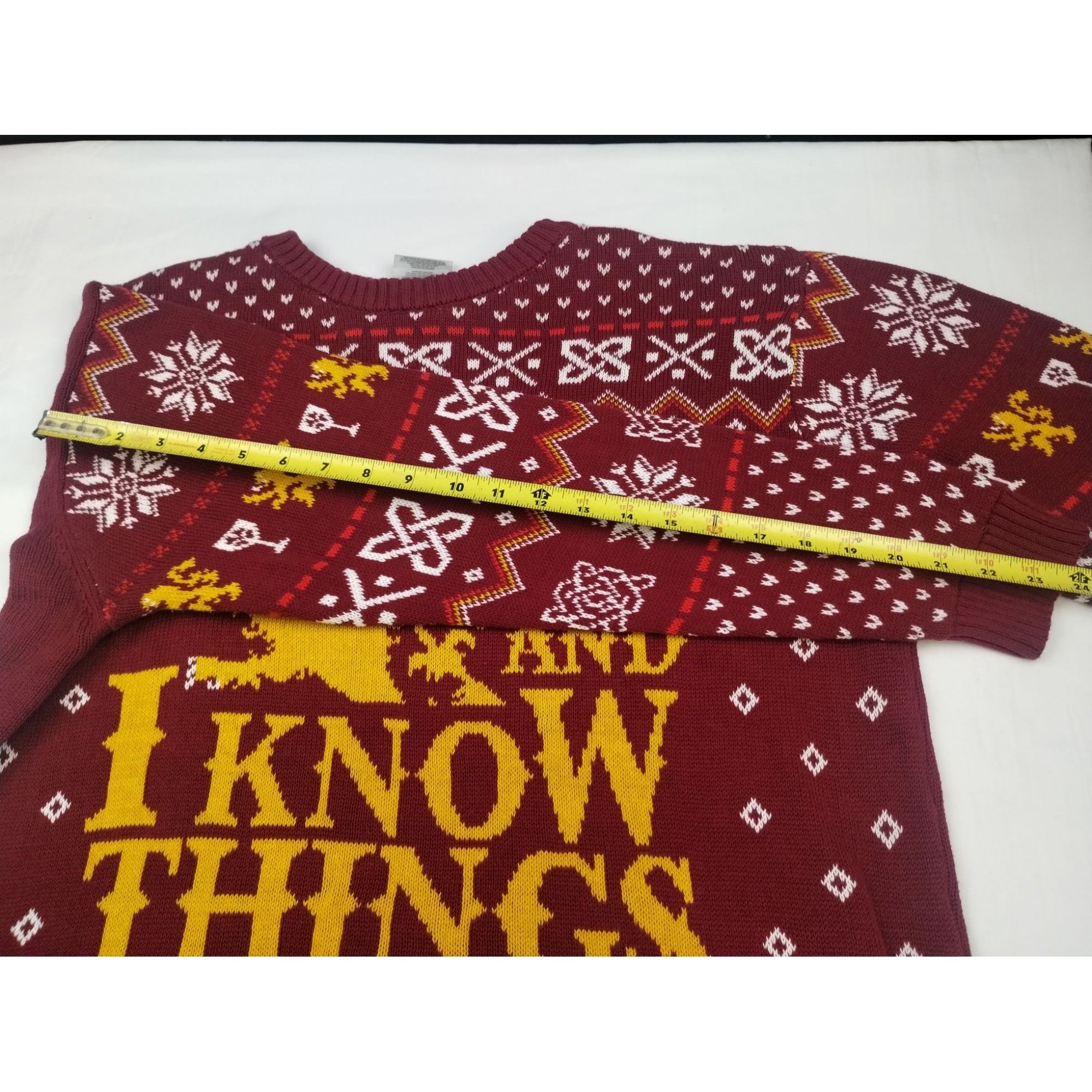 Other Game Of Thrones Men's Burgundy Sweater/Pullover SzXL SKU3867 Size US XL / EU 56 / 4 - 9 Thumbnail