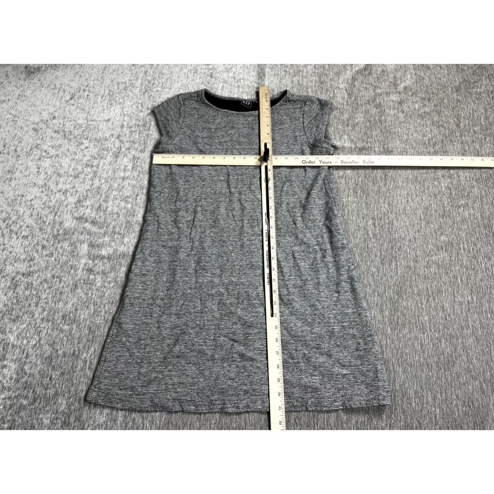 Gap GAP Dress Womens Small Gray T-Shirt Short Sleeve Cotton Jersey Knit Casual Work Size S / US 4 / IT 40 - 4 Thumbnail