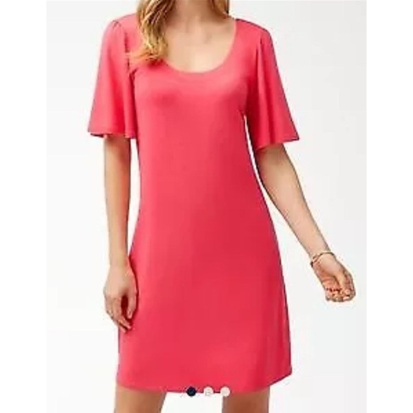 Tommy Bahama Tommy Bahama | Tambour Flounce Sleeve Dress Paradise Pink M Size M / US 6-8 / IT 42-44 - 1 Thumbnail