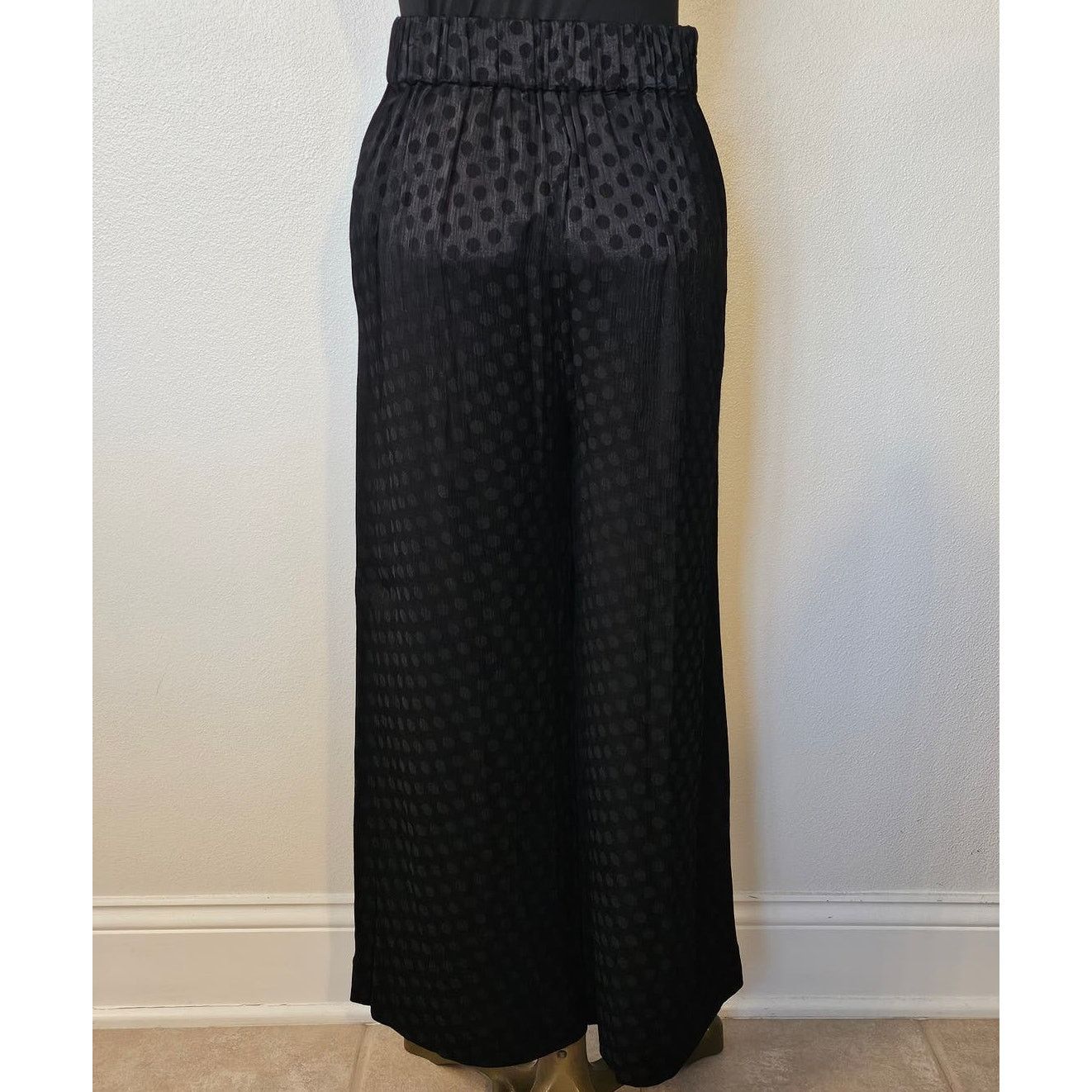 Madewell Madewell Dot Drapey Jacquard Huston Pull-On Crop Pants XS Size 26" / US 2 / IT 38 - 7 Thumbnail