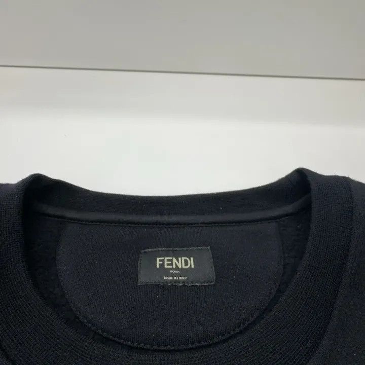 Fendi Fendi Black Long Sleeve Sweatshirt for Men -2507 Size US L / EU 52-54 / 3 - 4 Thumbnail