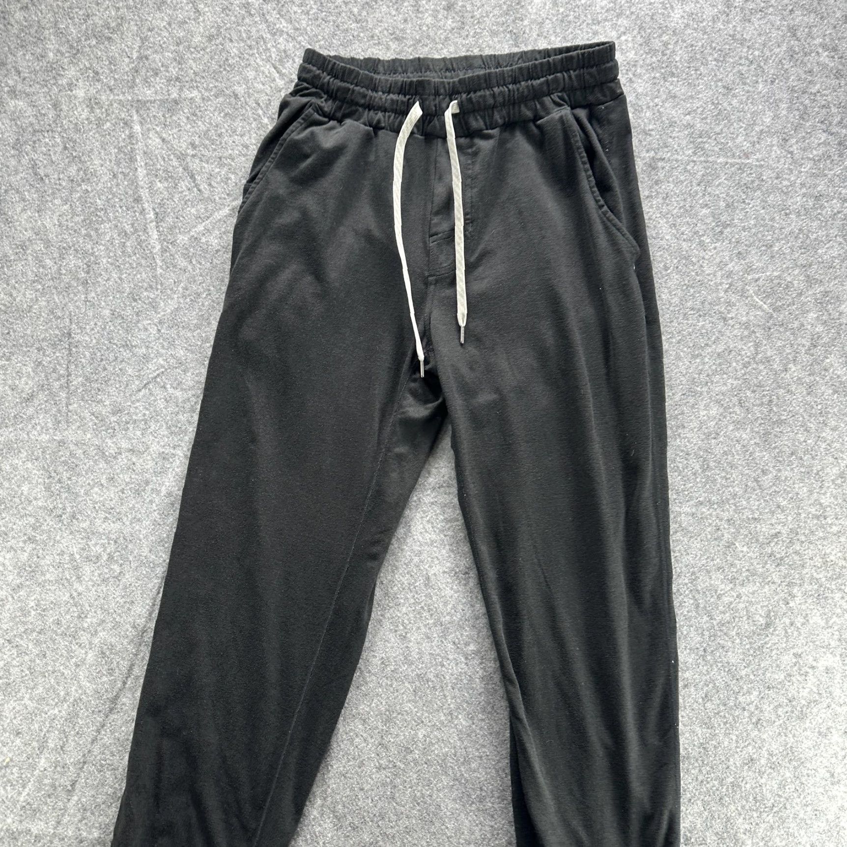 Vuori VUORI Jogger Pants Mens Small Black Performance Elastic Waist Lounge Athletic Size US 29 - 4 Thumbnail