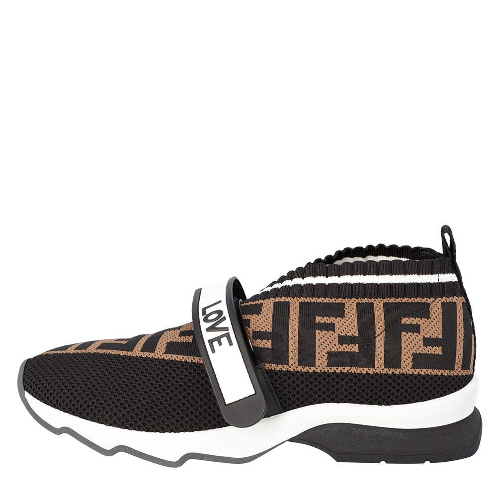 Fendi o1s1wg110125 Sneaker in Brown Size US 10 / IT 40 - 2 Thumbnail