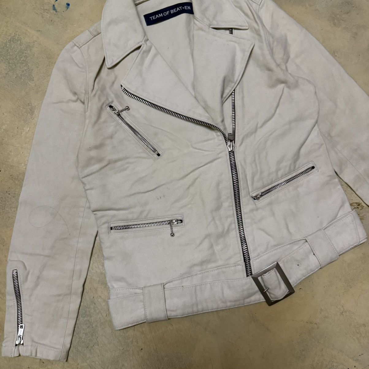 Seditionaries Team of Beaten Double Collar Punk Style Jacket Size US S / EU 44-46 / 1 - 4 Thumbnail