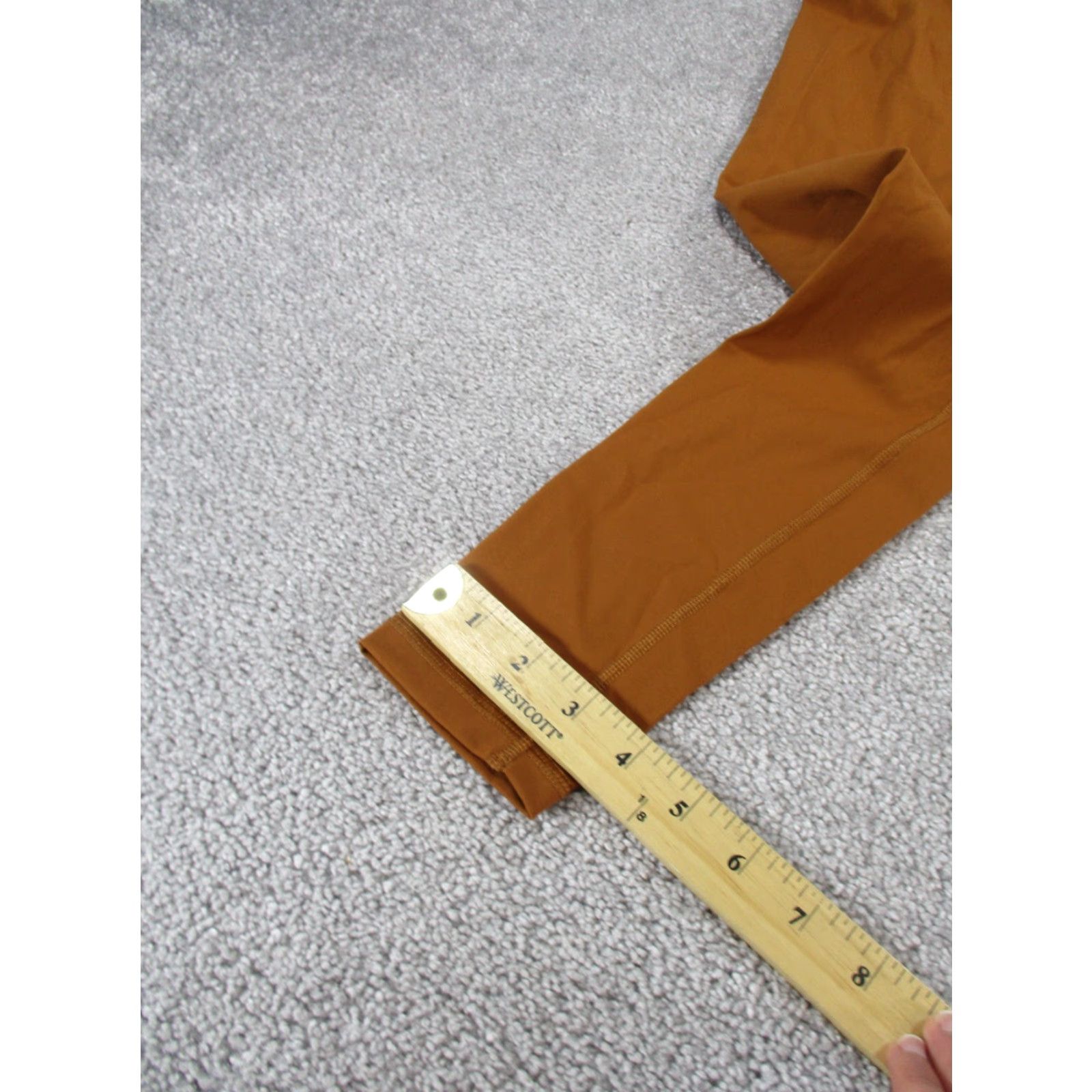 Everlane Everlane Leggings Womens XS Burnt Orange Compression Gym Activewear Athleisure Classic Sports Womens Size 26" / US 2 / IT 38 - 4 Thumbnail
