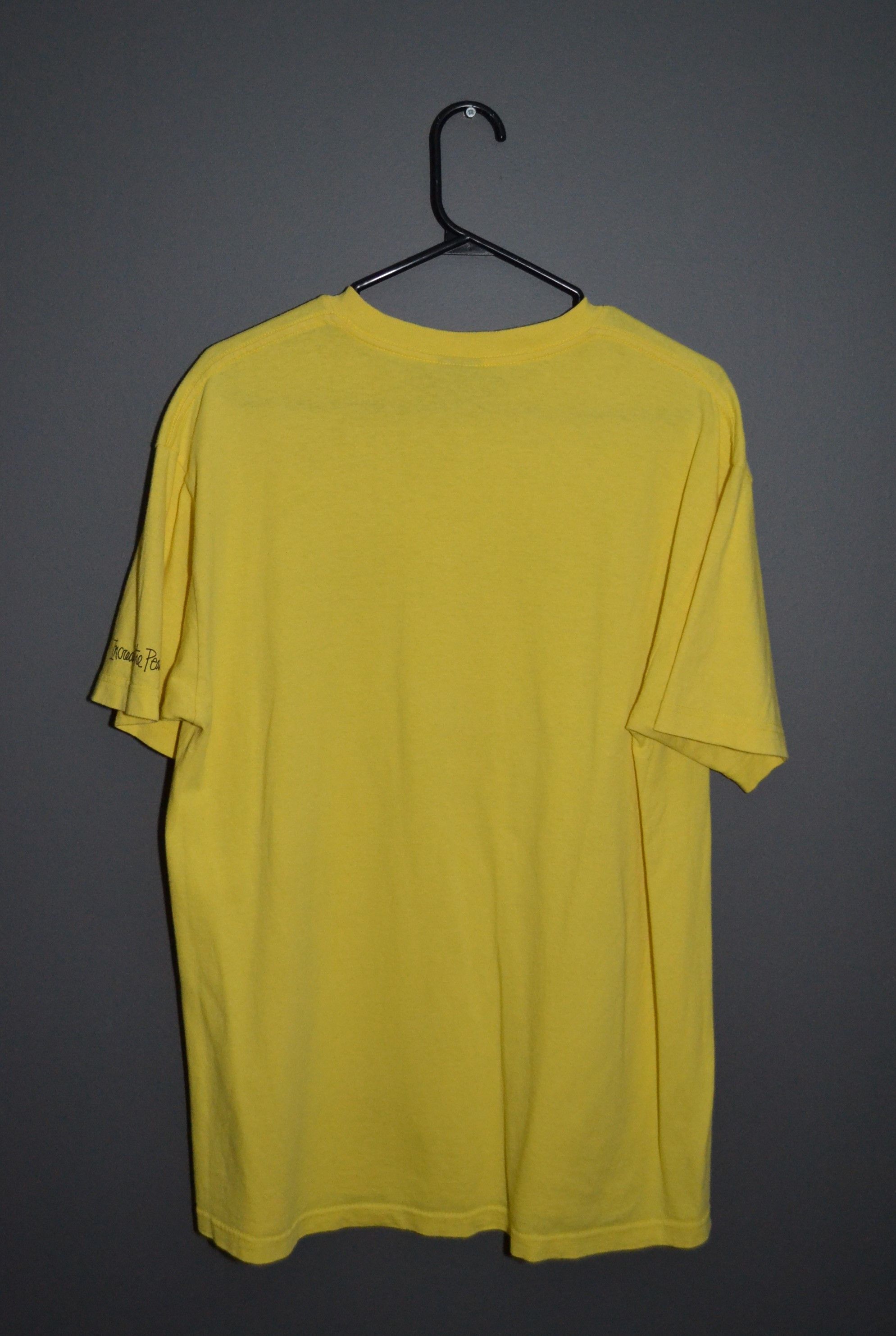 Stussy Stussy Vintage SS t-shirt L Yellow Increase the Peace