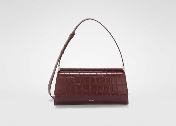 Jil Sander o1w1db10825 Size: OS / Shoulder Bag in Burgundy Size ONE SIZE - 1 Thumbnail