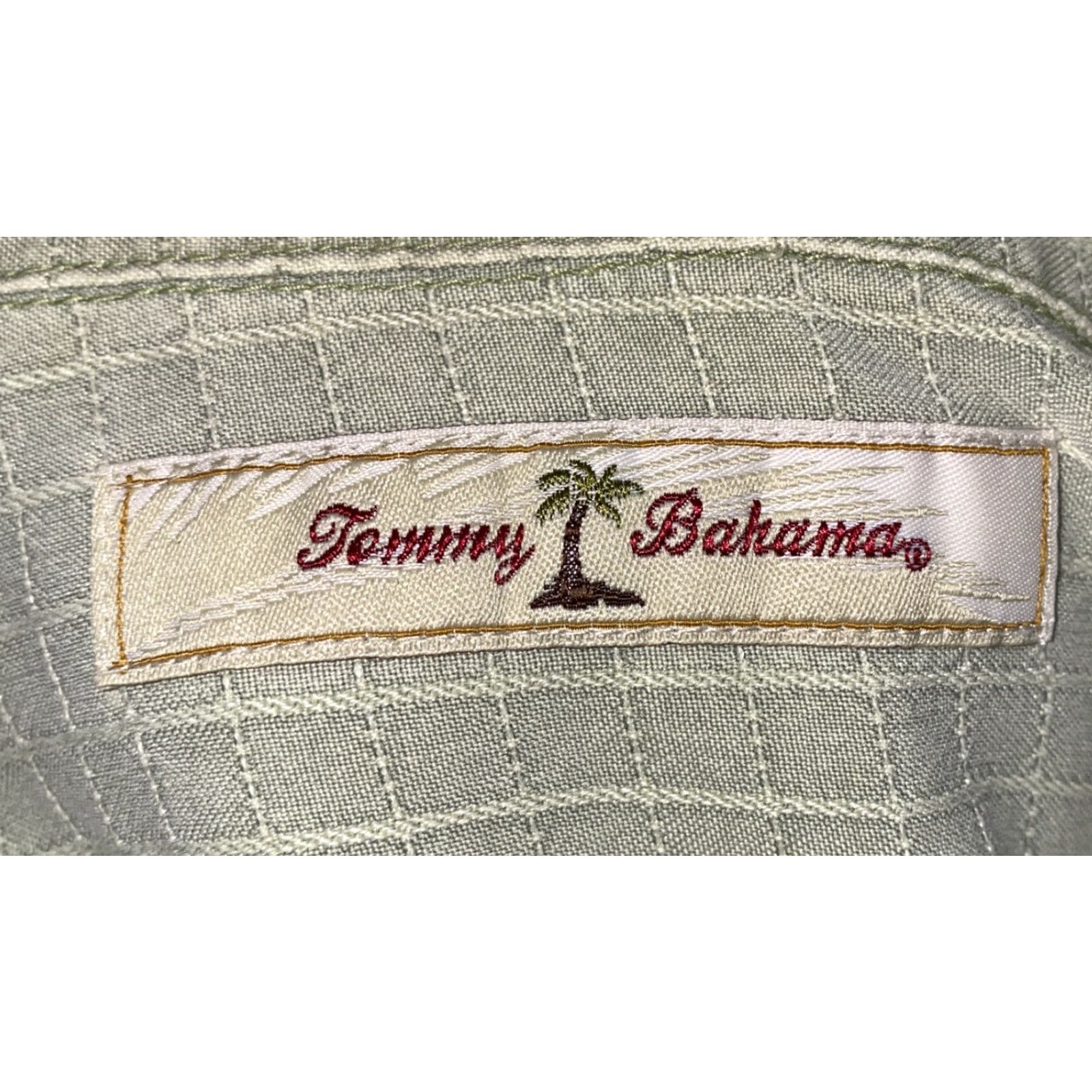 Tommy Bahama Tommy Bahama Shirt Mens Green Silk Short Sleeve Hawaiian Button-Up Collar-Down M Regular Boys? Size US M / EU 48-50 / 2 - 6 Thumbnail