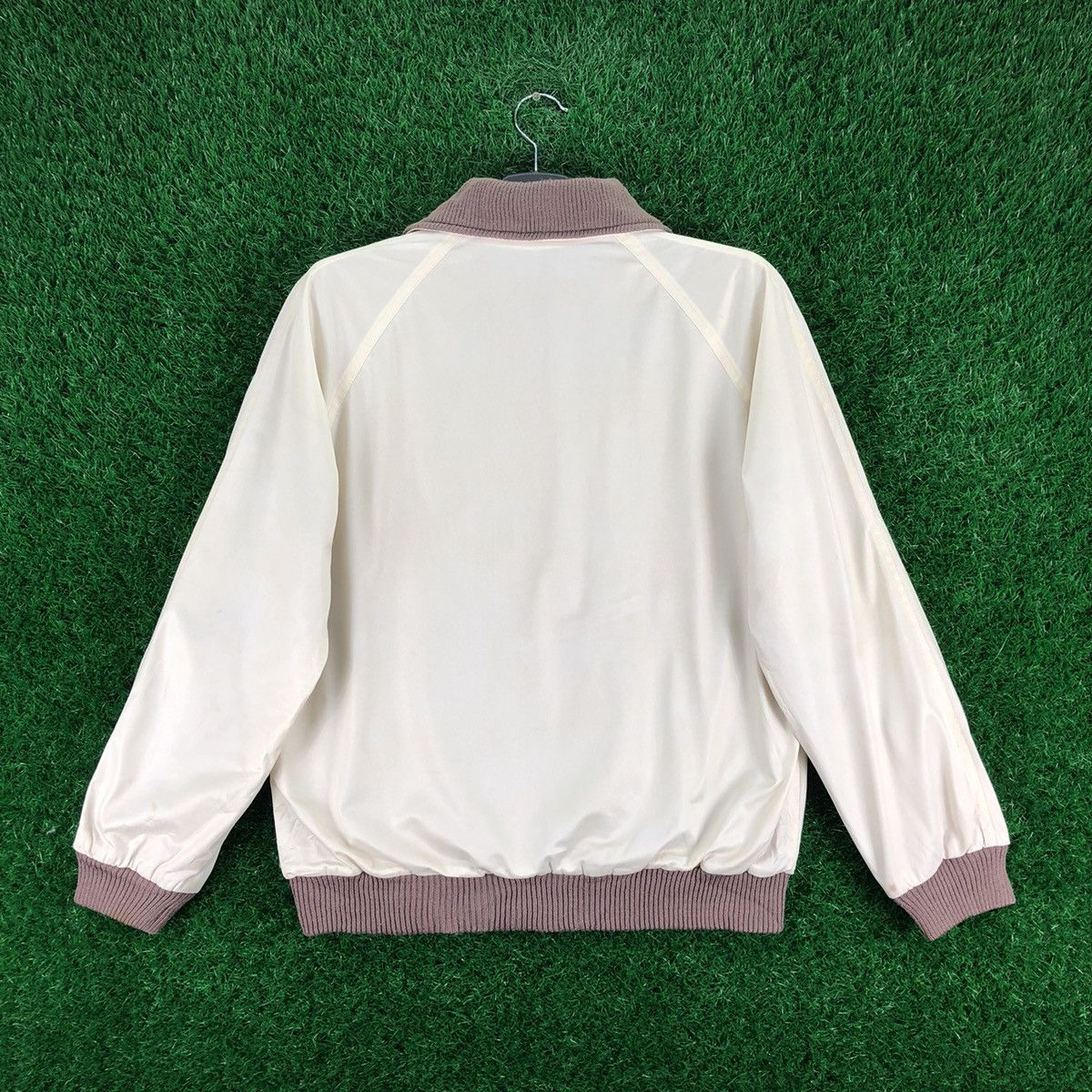 Japanese Brand Vintage 80's Casual Satin Zipper Jacket by Jack Nicklaus Size US S / EU 44-46 / 1 - 4 Thumbnail