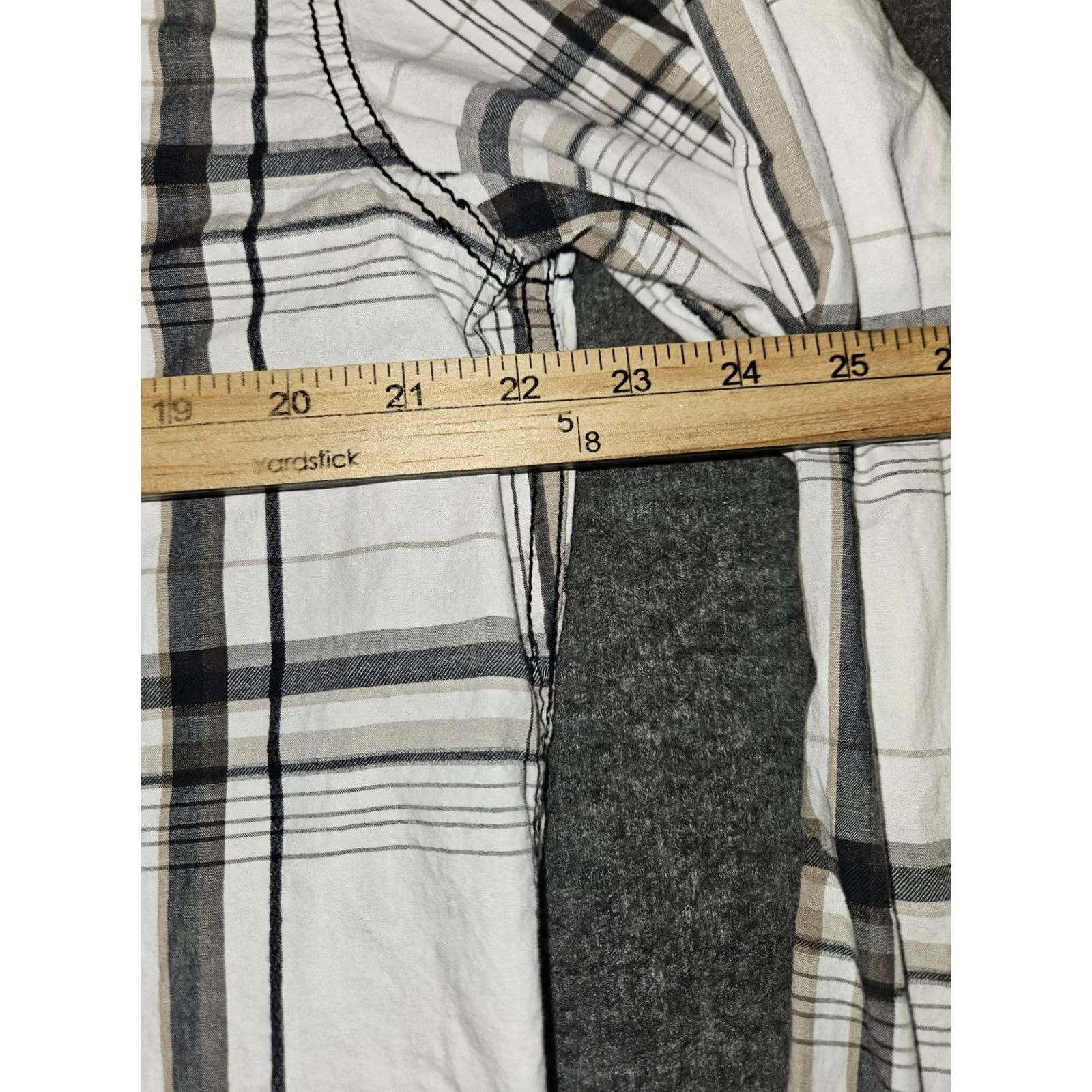 BKE BKE Shirt Men's XL White Black Plaid Athletic Fit Long Sleeve Pearl Snap Preppy Size US XL / EU 56 / 4 - 3 Thumbnail
