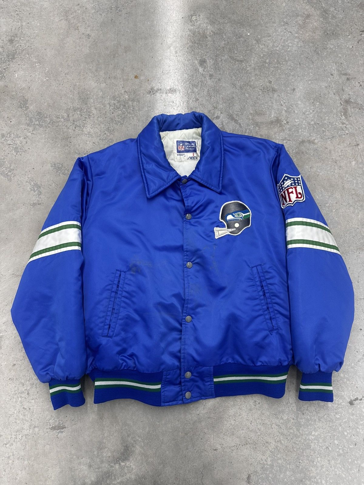 80s Shain Rare Vintage Seattle Seahawks NFL jacket