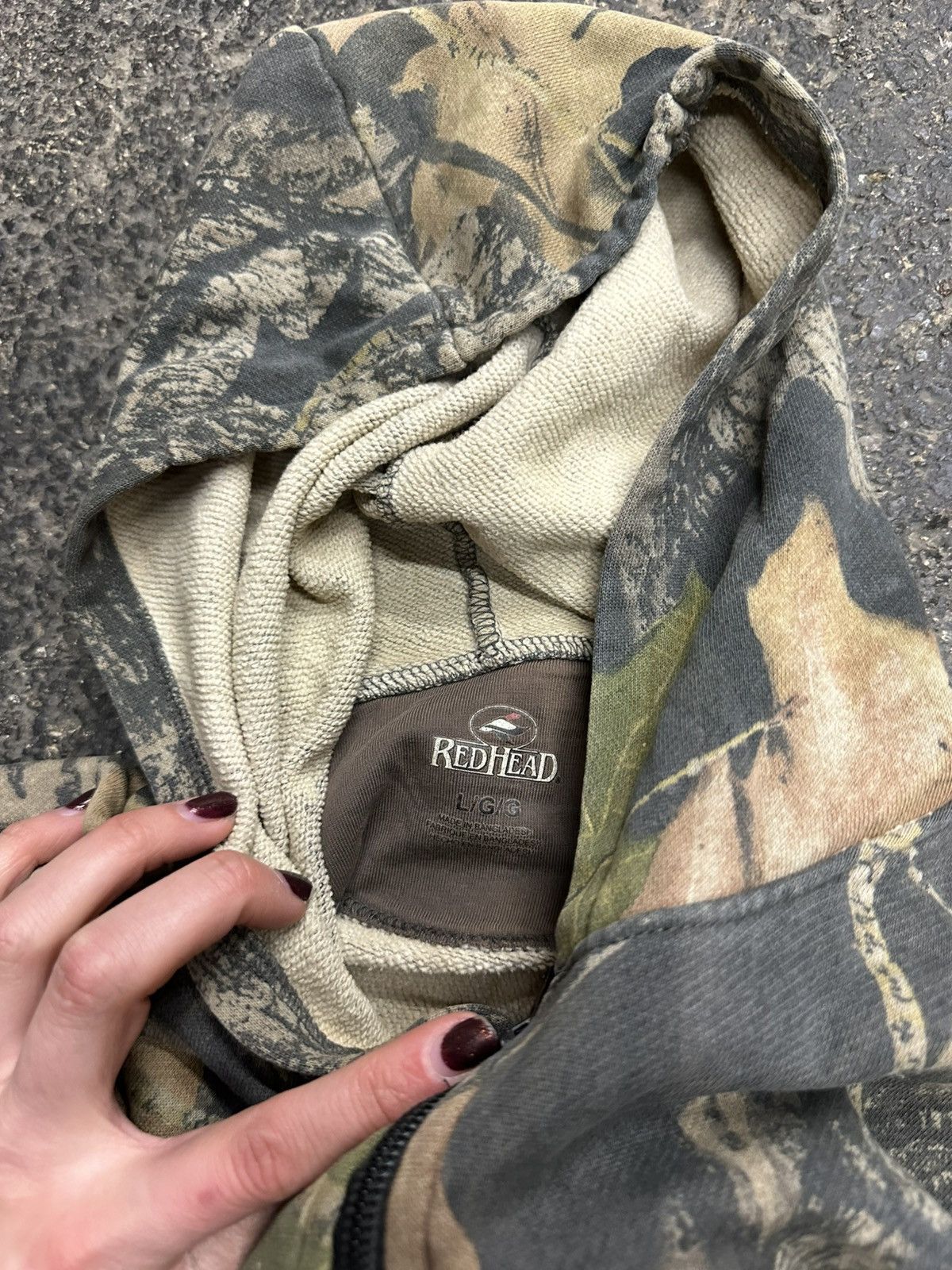 Redhead Y2k camo fill zip hoodie Size US S / EU 44-46 / 1 - 5 Thumbnail