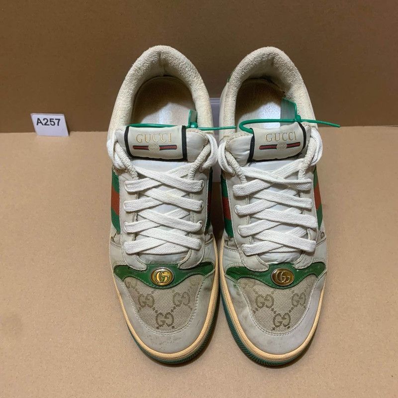 Gucci Gucci Screener Vintage Sneakers in Green - Size US 7.5 / EU 40-41 - 6 Thumbnail