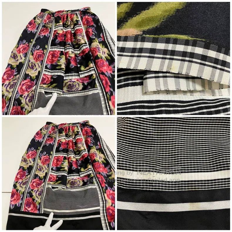 Comme des Garcons Comme Des Garcons size M Deconstructed Printed Skirt Size 24" / US 00 / IT 34 - 4 Thumbnail