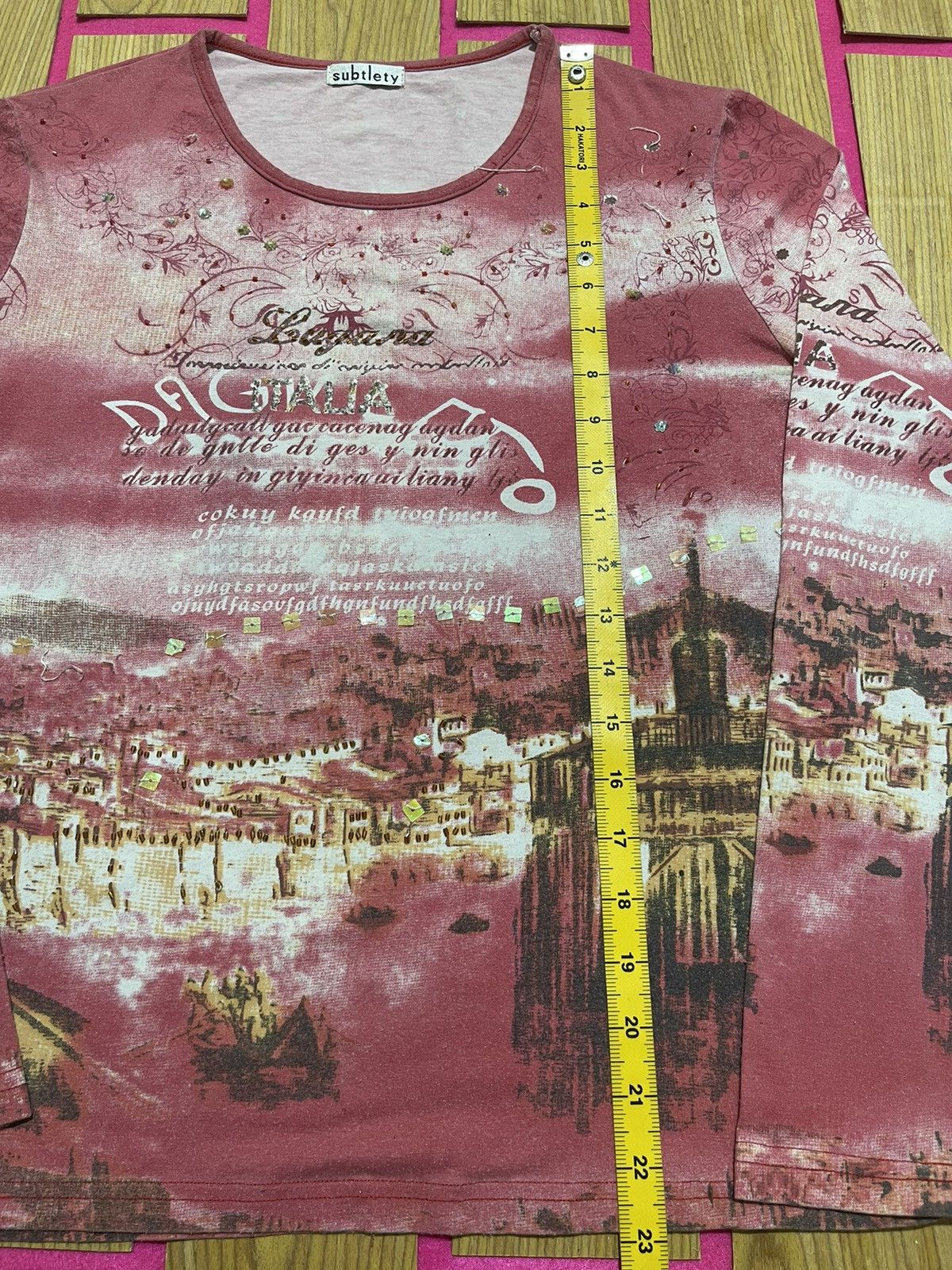 If Six Was Nine Y2K SUBTLETY long sthirt design rare vintage style Size US M / EU 48-50 / 2 - 10 Thumbnail