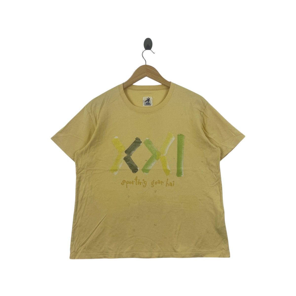 Issey Miyake Vintage HAI SPORTING GEAR Issey Miyake Distress Tee Shirt Size M / US 6-8 / IT 42-44 - 1 Thumbnail