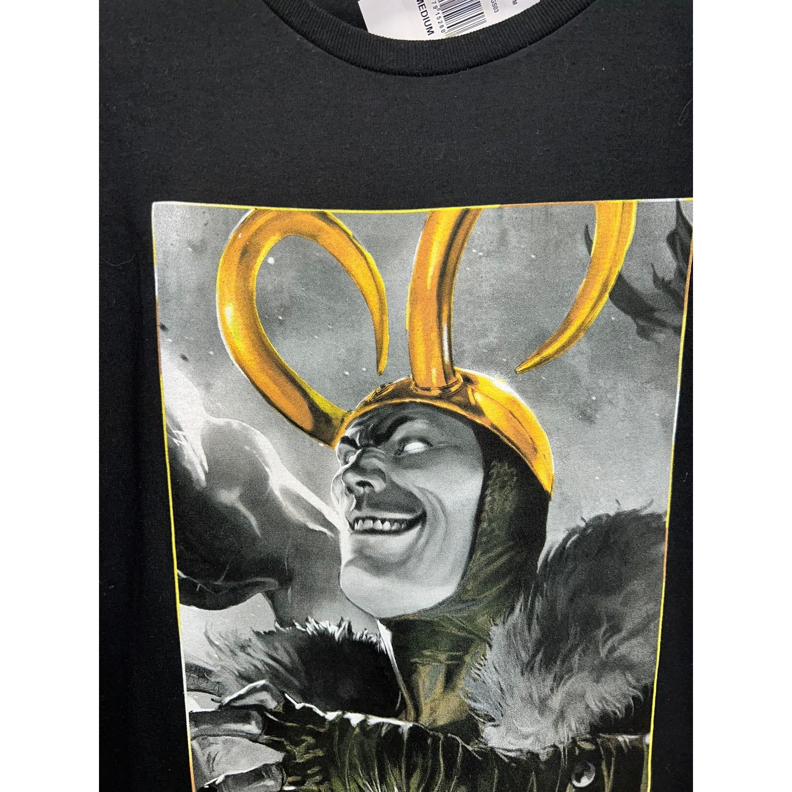 Marvel Comics Marvel Loki Shirt Super Hero Black Gold Tee Shirt Medium M Size US M / EU 48-50 / 2 - 2 Thumbnail
