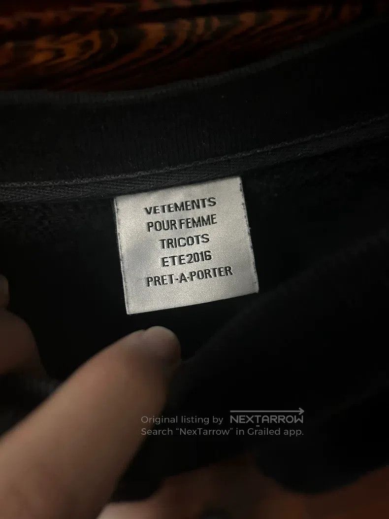 Vetements Vetements Sweatshirt Size US S / EU 44-46 / 1 - 3 Thumbnail