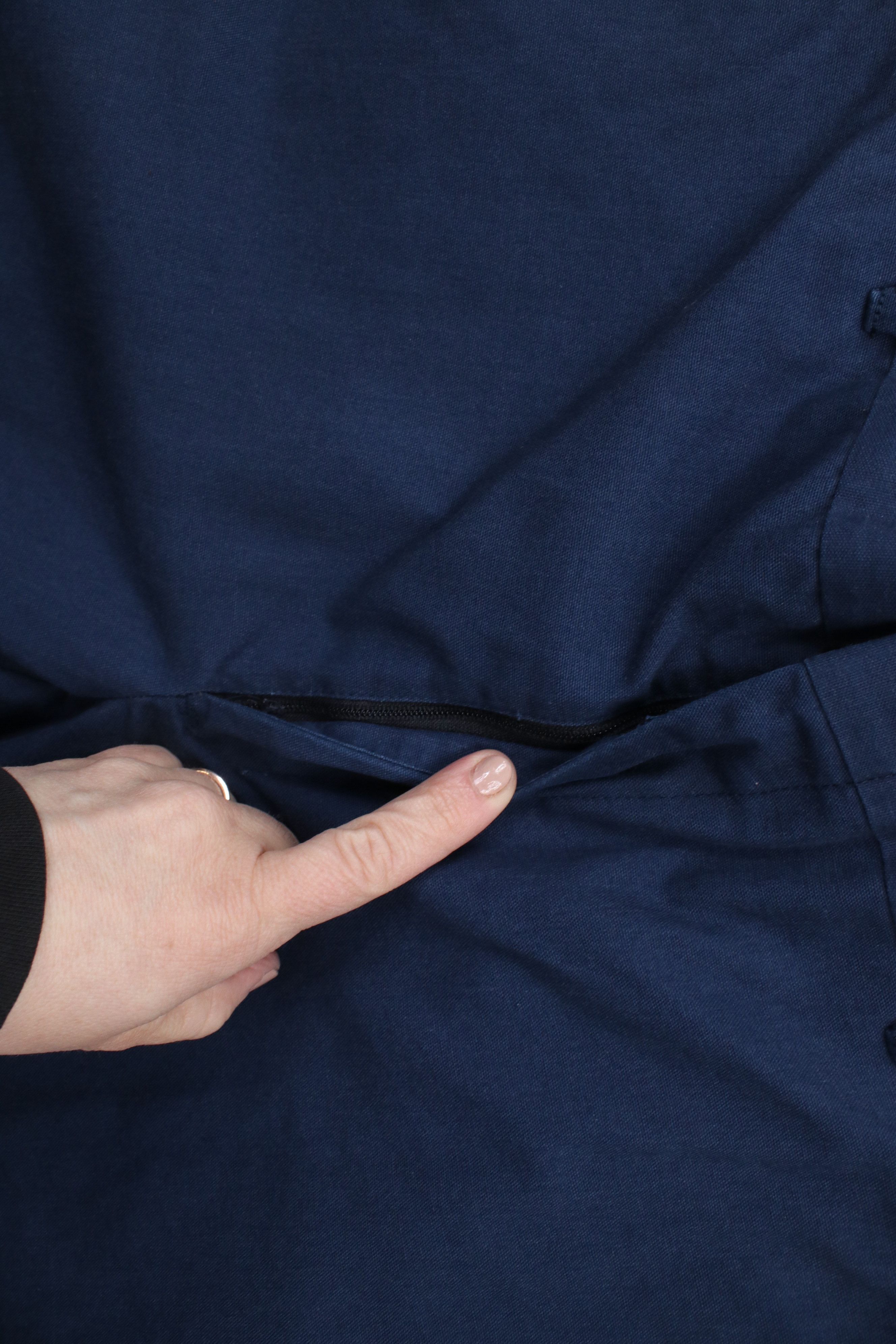 Vintage Vintage 70s Streetwear Flared Wide Leg Chino Pants Blue USA Size US 32 / EU 48 - 6 Thumbnail