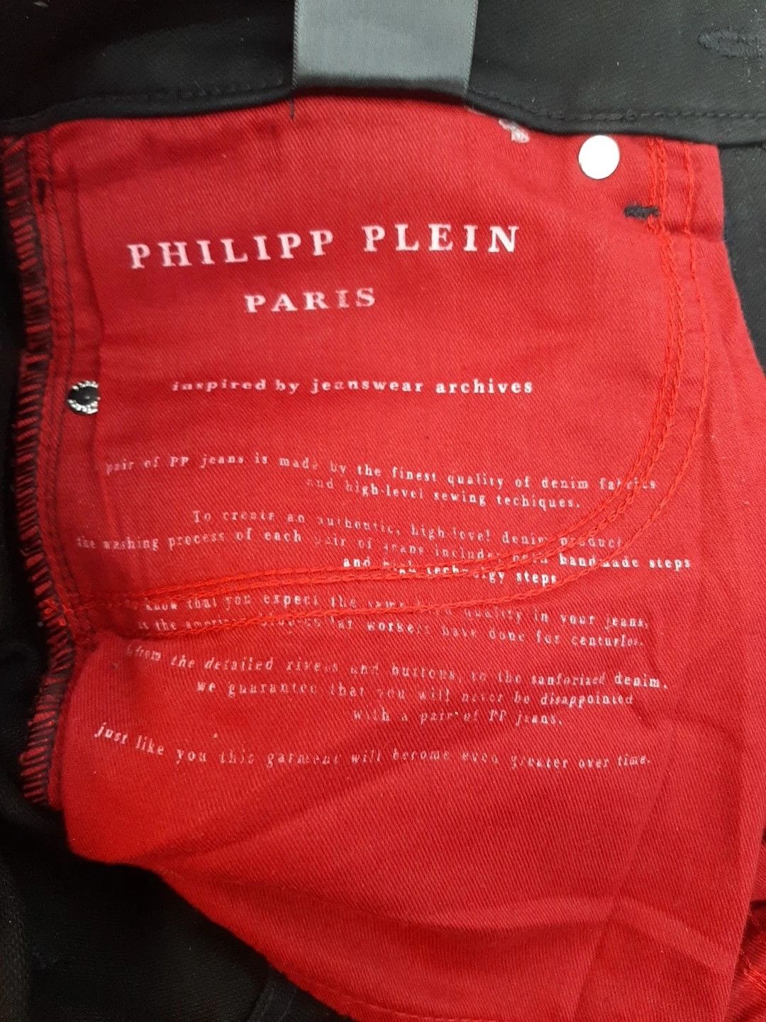 Philipp Plein Philipp Plein Jeans Mens Black Skinny Stretch Denim Pants Size US 32 / EU 48 - 13 Thumbnail