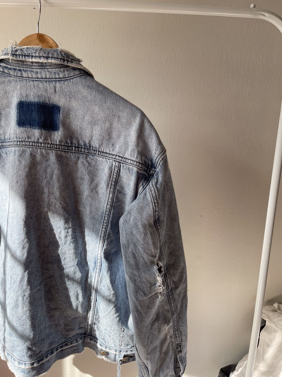 Ksubi Ksubi Distressed Denim Jacket a5 Size US L / EU 52-54 / 3 - 10 Thumbnail