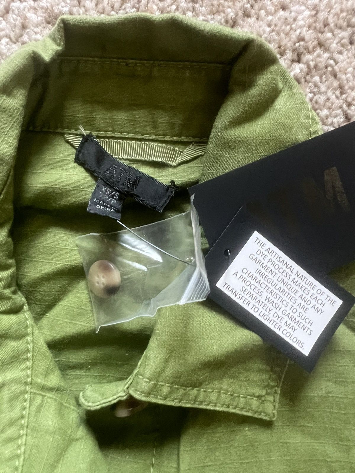 ATM Anthony Thomas Melillo Anthony Thomas Melillo (ATM) Green Cargo Jacket | XS/S NWT Size S / US 4 / IT 40 - 7 Thumbnail