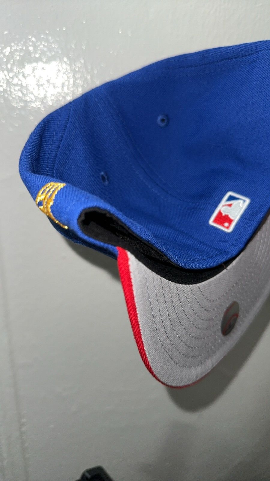 New Era New Era 59fifty Blue Cleveland Indians Fitted Hat Size ONE SIZE - 4 Thumbnail