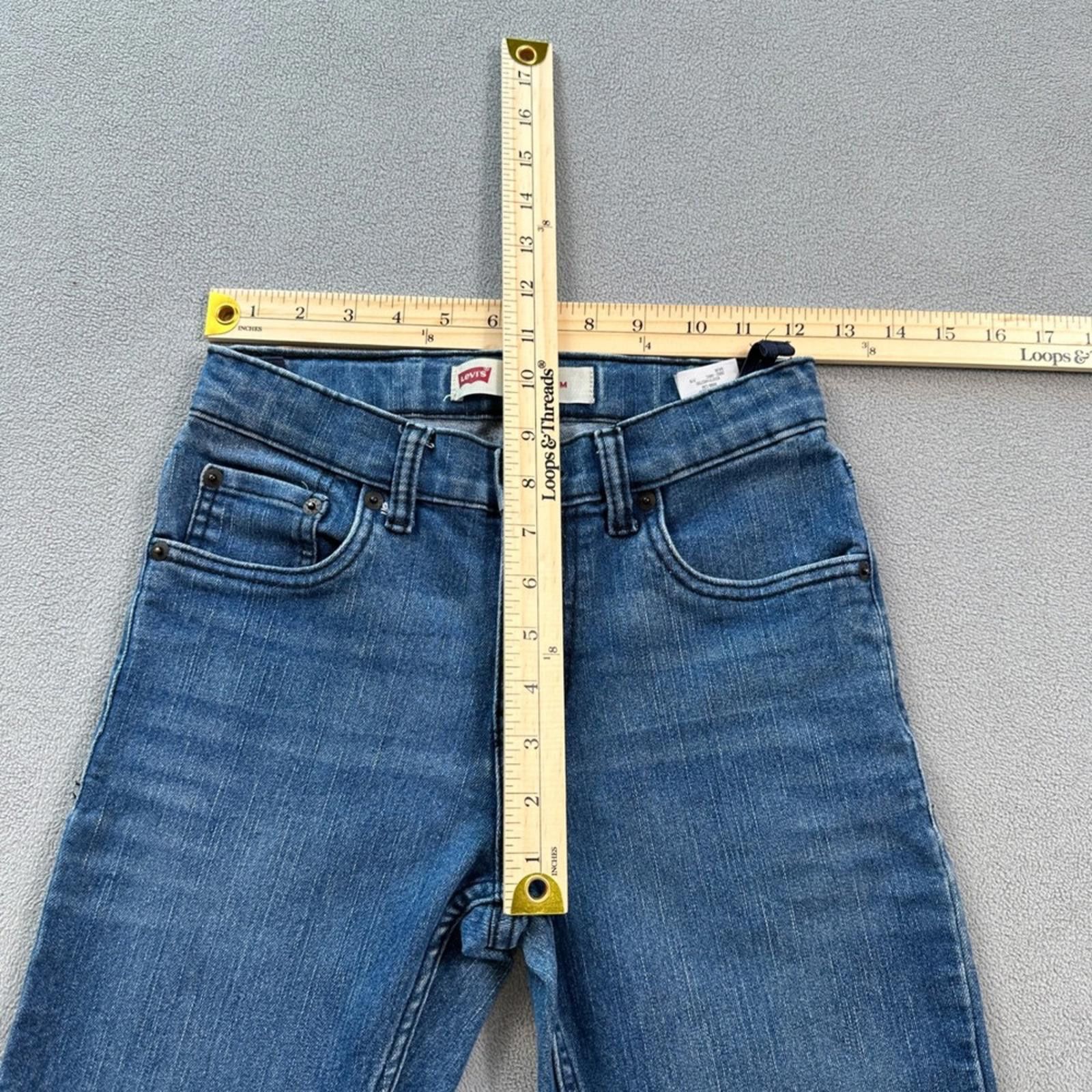 Levi's Levis 511 Jeans Womens 12 Reg 26x26 Blue Slim Fit Mid Rise Size 26" / US 2 / IT 38 - 3 Thumbnail