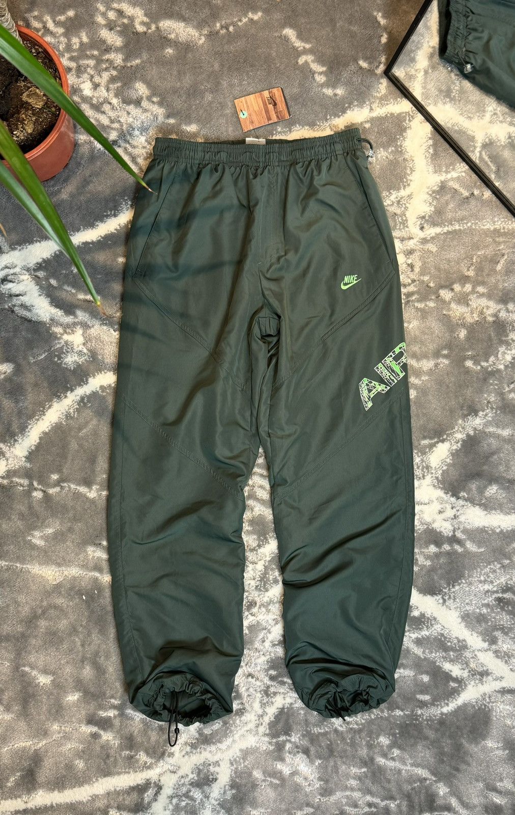 90s Nike Vintage Airmax Nylon Joggers Pants Drill