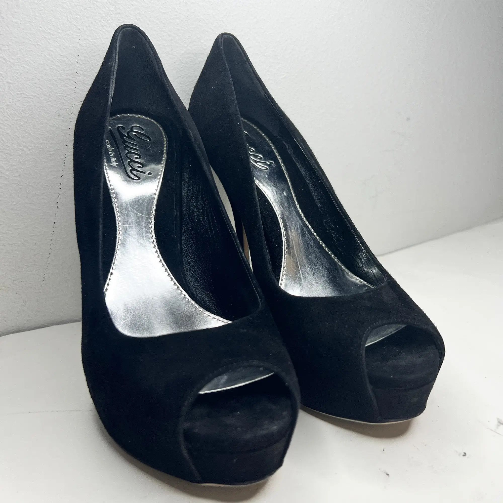Gucci Gucci High Heel Suede Size US 7.5 / IT 37.5 - 3 Thumbnail