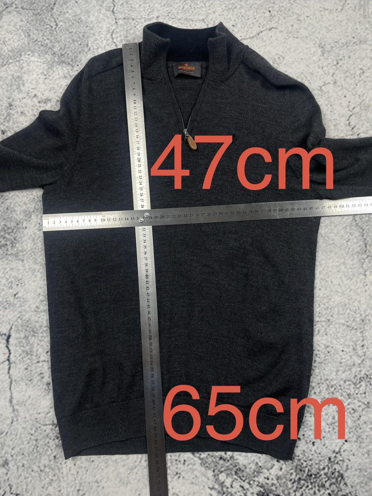 Morris Morris M Half Quarter-Zip Sweater Merino Wool Old Money egv Size US L / EU 52-54 / 3 - 7 Thumbnail