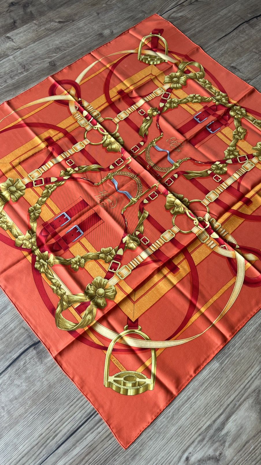 Hermes Hermes scarf Carrè 90 Henri d’Origny Grand Manège Size ONE SIZE - 5 Thumbnail