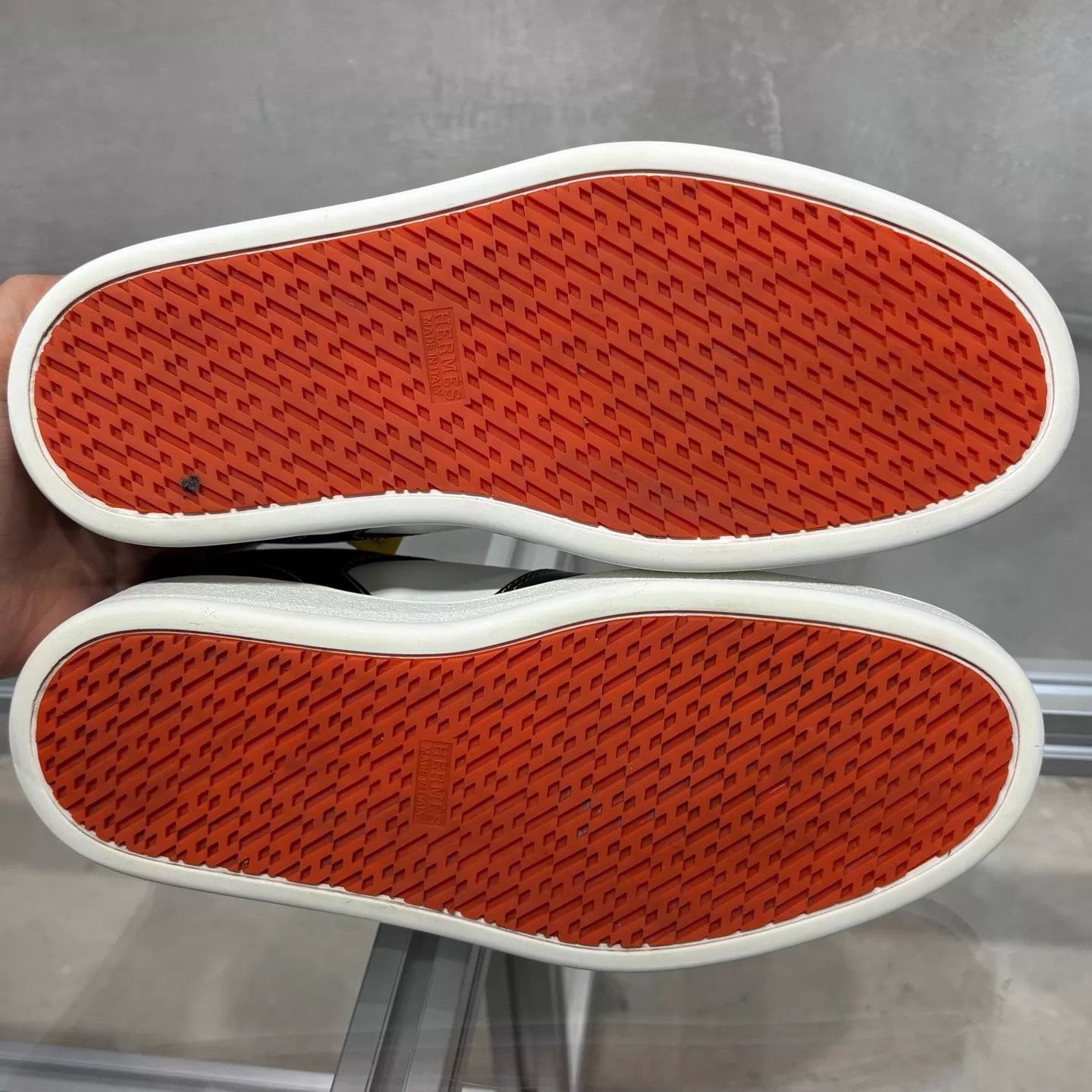 Hermes Hermes Freestyle Blue-Black Platform Sneakers EU 39 Size US 6 / EU 39 - 7 Thumbnail