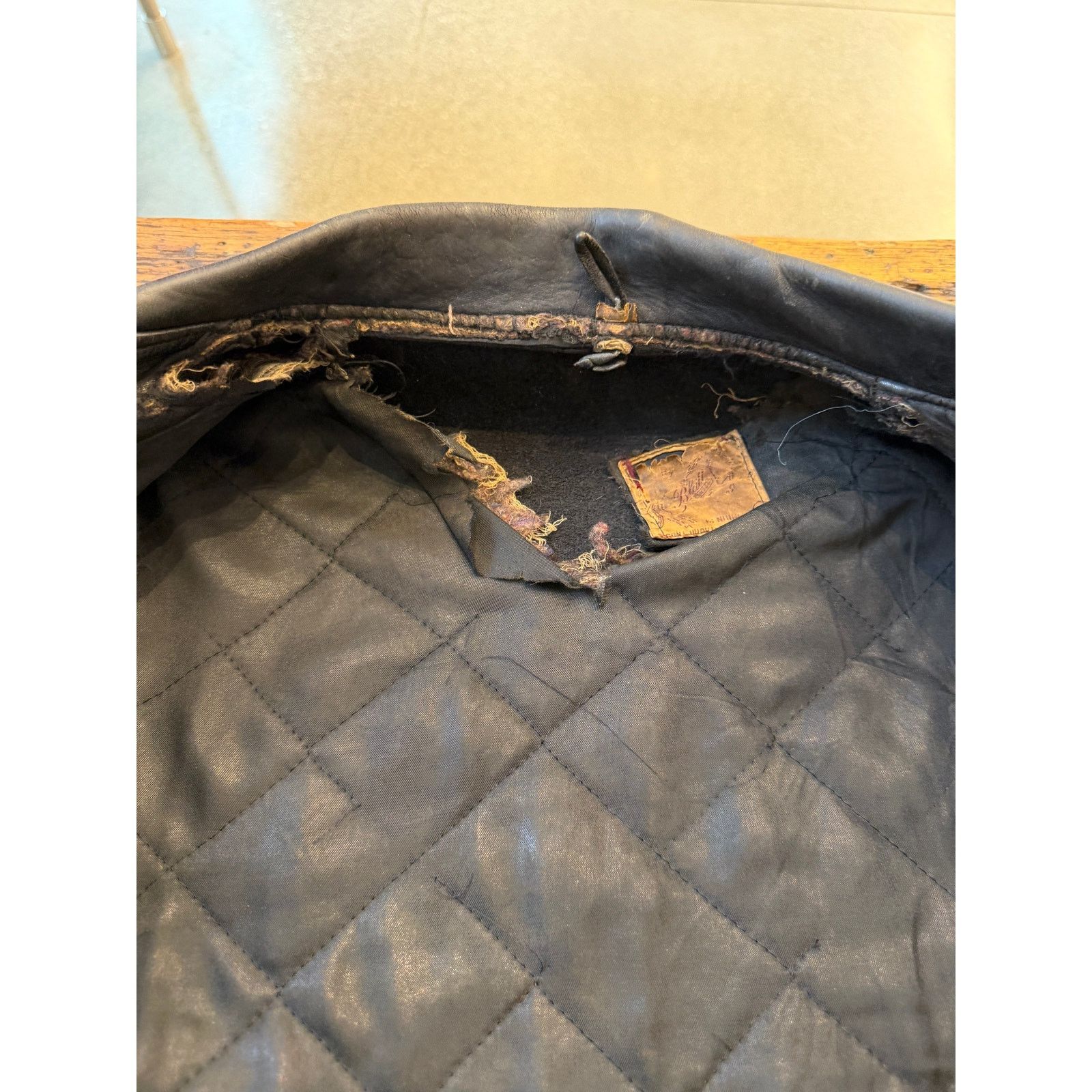 Vintage Vintage 40-50's Blatt Chicago Horsehide Leather Moto Jacket Size US M / EU 48-50 / 2 - 7 Thumbnail