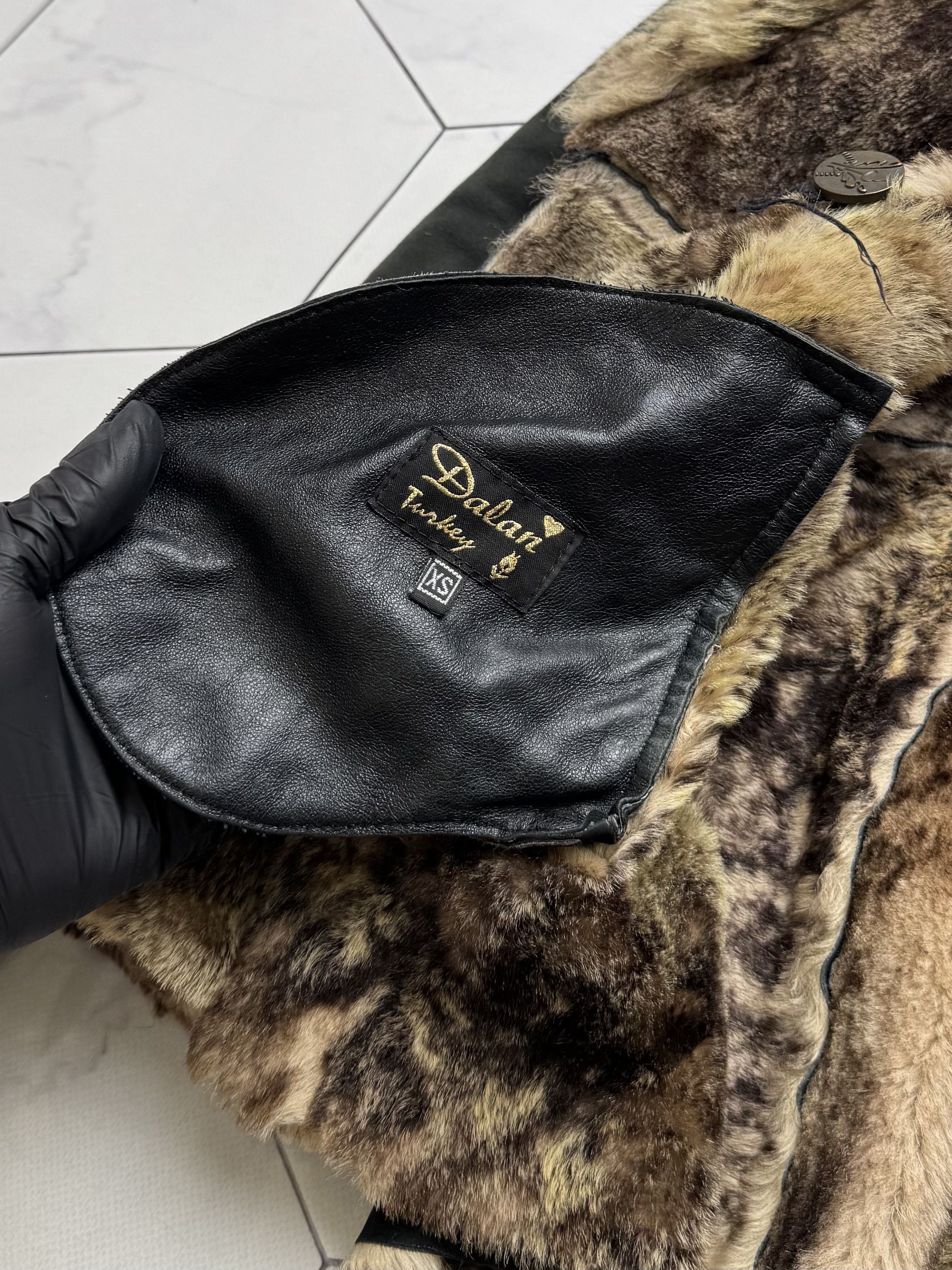 Japanese Brand Vintage Real Sheepskin Hooded Coat With Belt (B550)E2D15 Size XS / US 0-2 / IT 36-38 - 8 Thumbnail