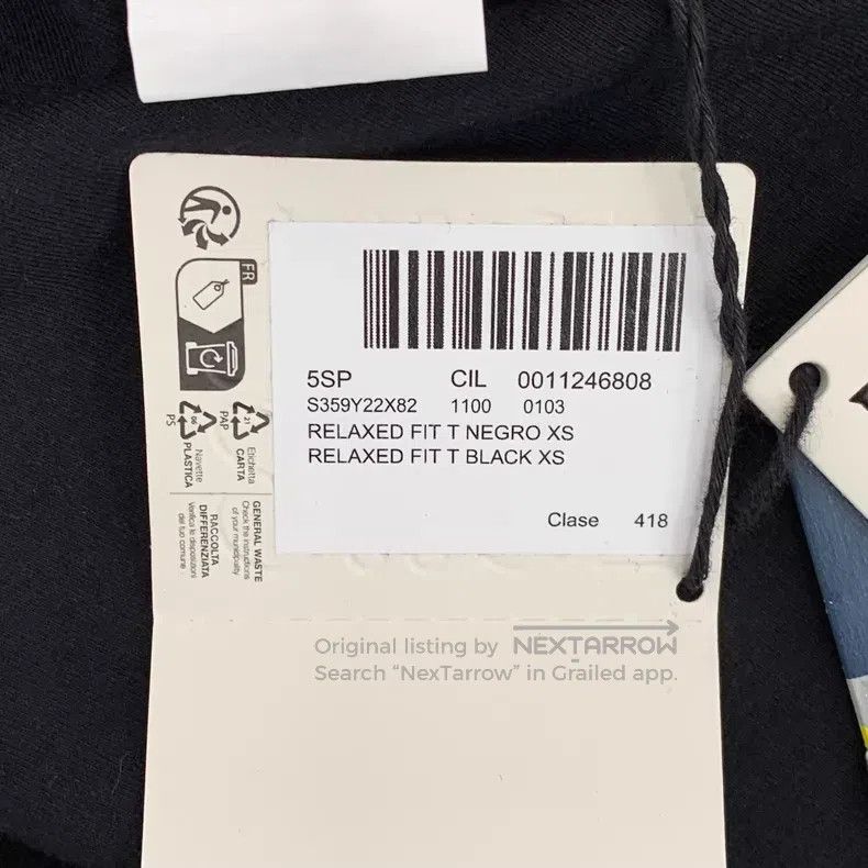 Loewe Loewe Black Moon Rabbit Embroidered Cotton Crew Neck Short Size XS / US 0-2 / IT 36-38 - 9 Thumbnail