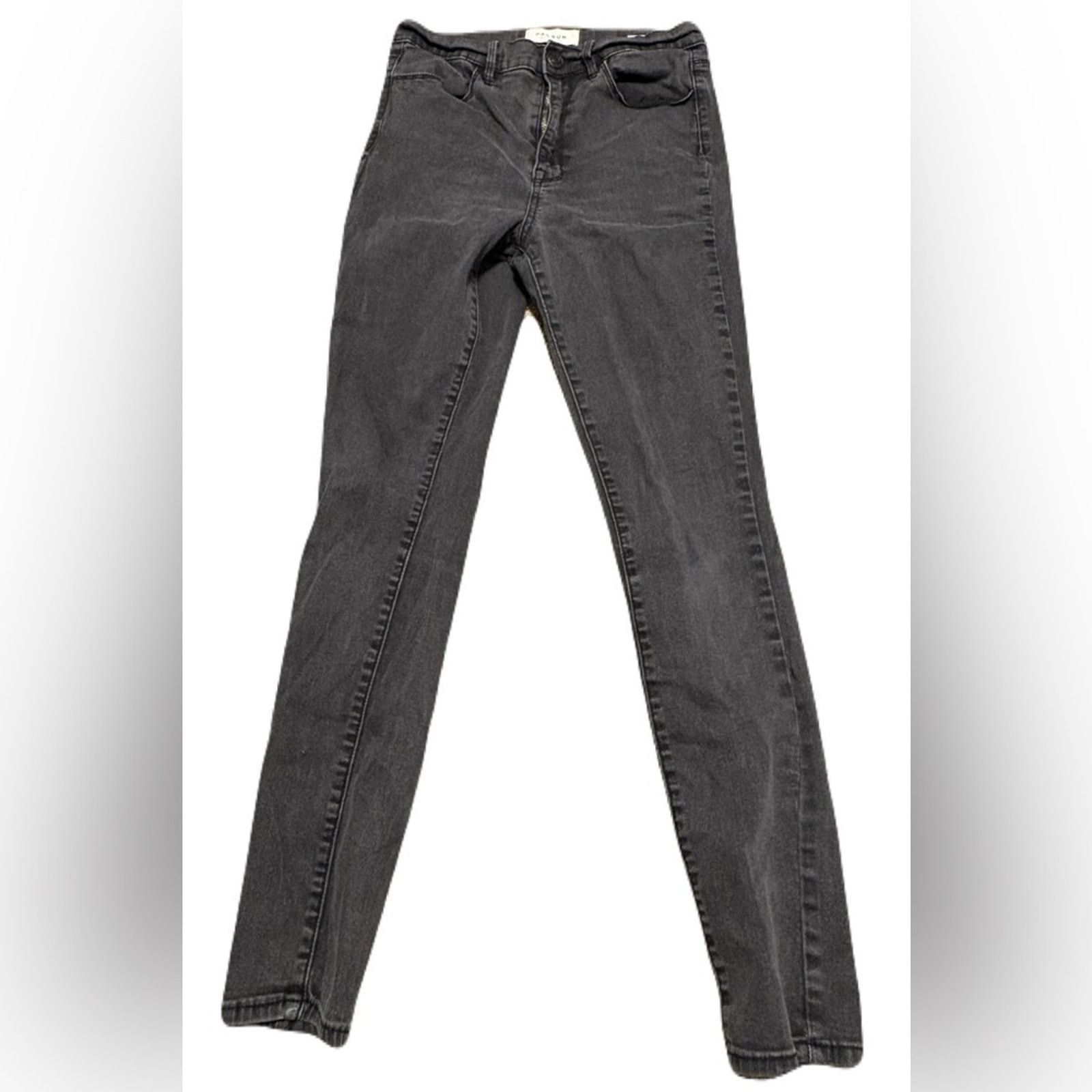 Pacsun (Pacsun) Black Super High Rise Stretchy Jeggings: Size 26 Size 26" / US 2 / IT 38 - 1 Thumbnail