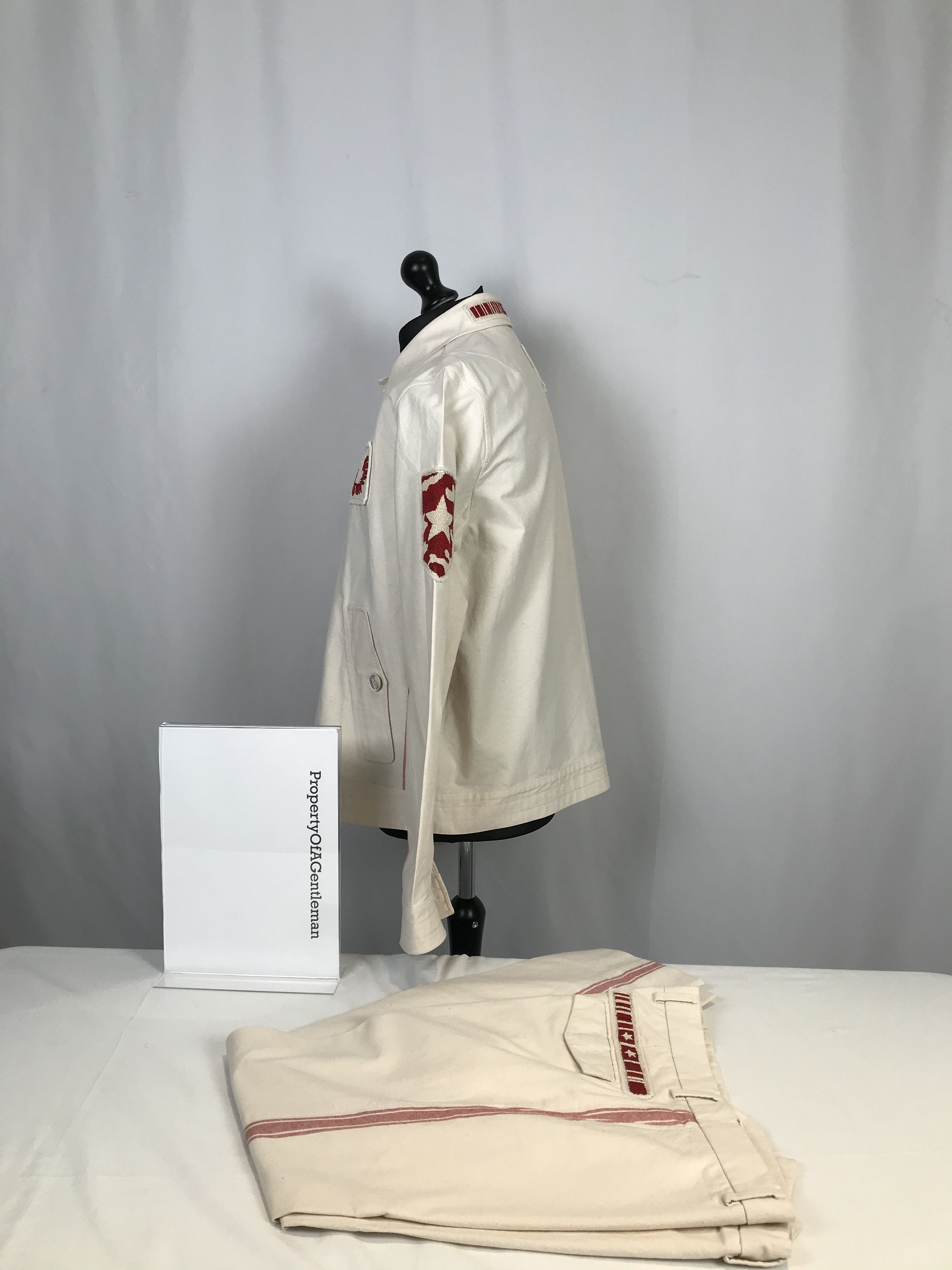 Valentino Valentino Denim Matching Set Size 50R - 2 Thumbnail