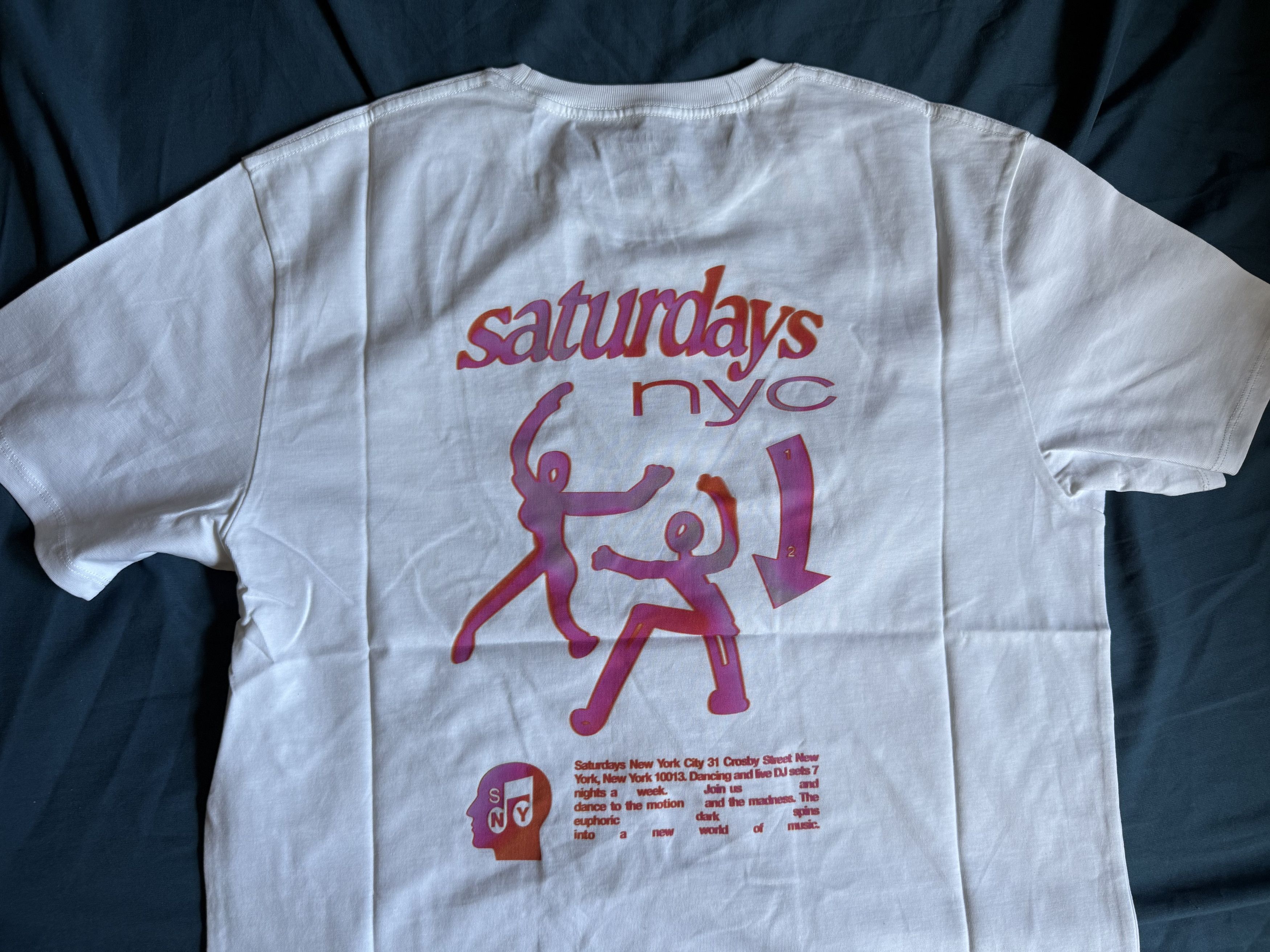 Saturdays NYC Saturdays NYC MOVEMENT Standard Short Sleeve Tee Medium $58 Size US M / EU 48-50 / 2 - 3 Thumbnail
