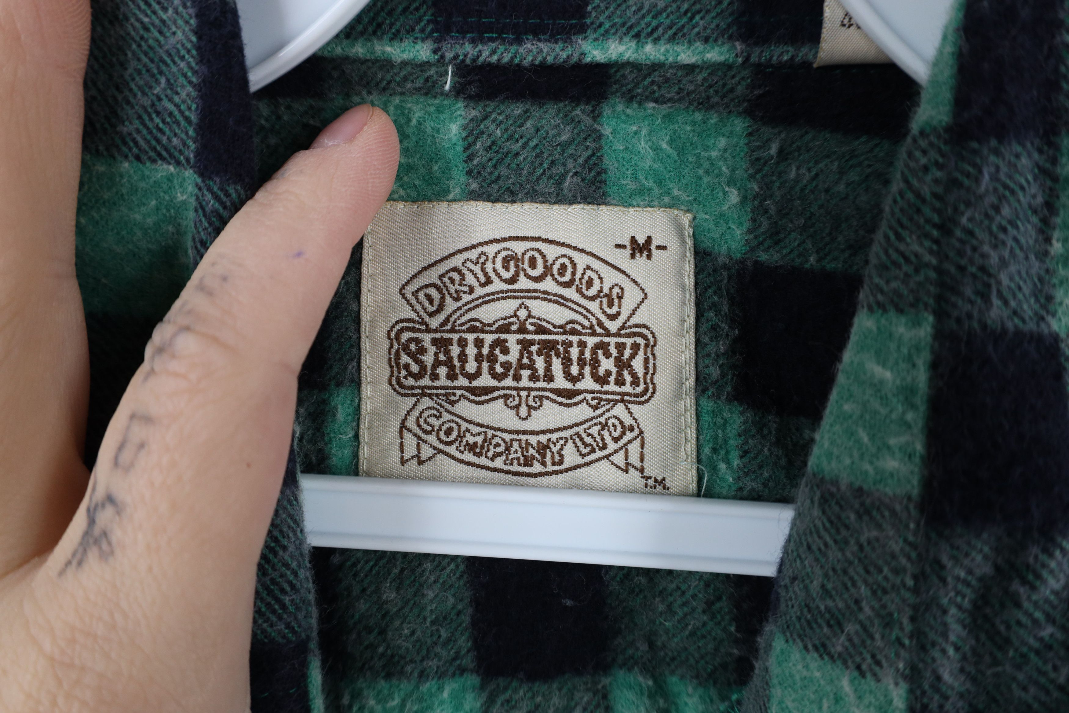 Vintage Vintage 90s Streetwear Flannel Collared Button Shirt Plaid Size US M / EU 48-50 / 2 - 6 Thumbnail