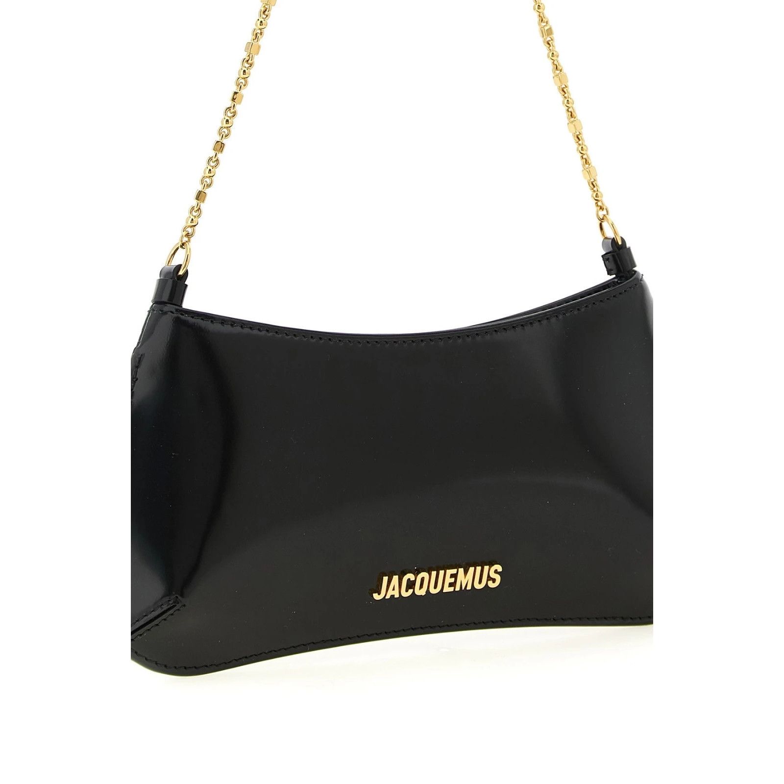 Jacquemus JACQUEMUS Le Petit Bisou Chaîne Black Shoulder Bag New & Aut Size ONE SIZE - 3 Thumbnail