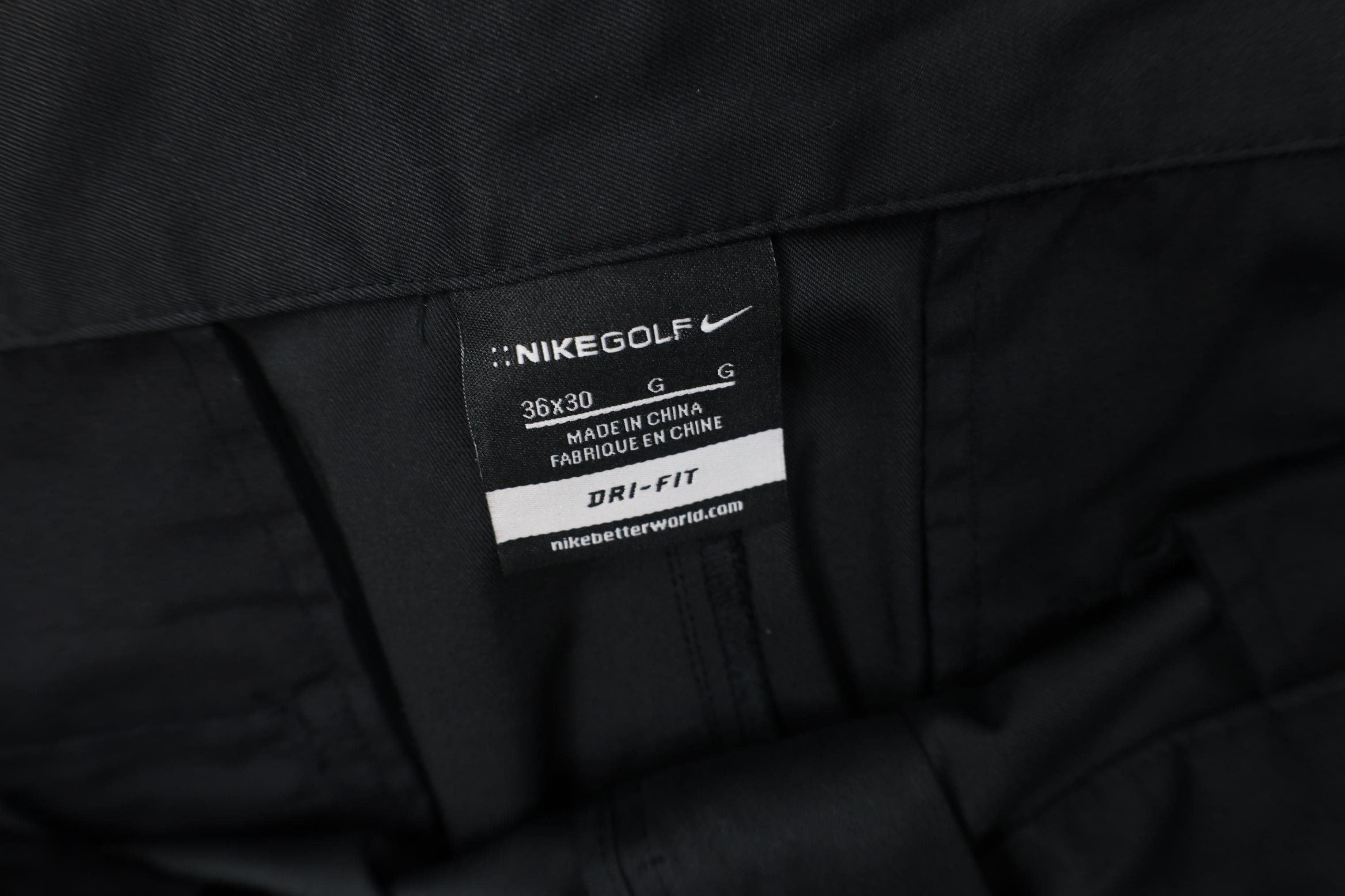 Nike Vintage Y2K Nike Golf Tech Knit Wide Leg Chino Pants Black Size US 36 / EU 52 - 6 Thumbnail