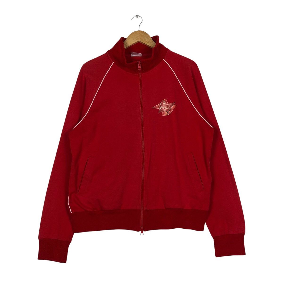 Coca Cola × Japanese Brand × Vintage Vintage Coca Cola Sweater Jacket 90s Rare Streetwear Size US M / EU 48-50 / 2 - 1 Thumbnail