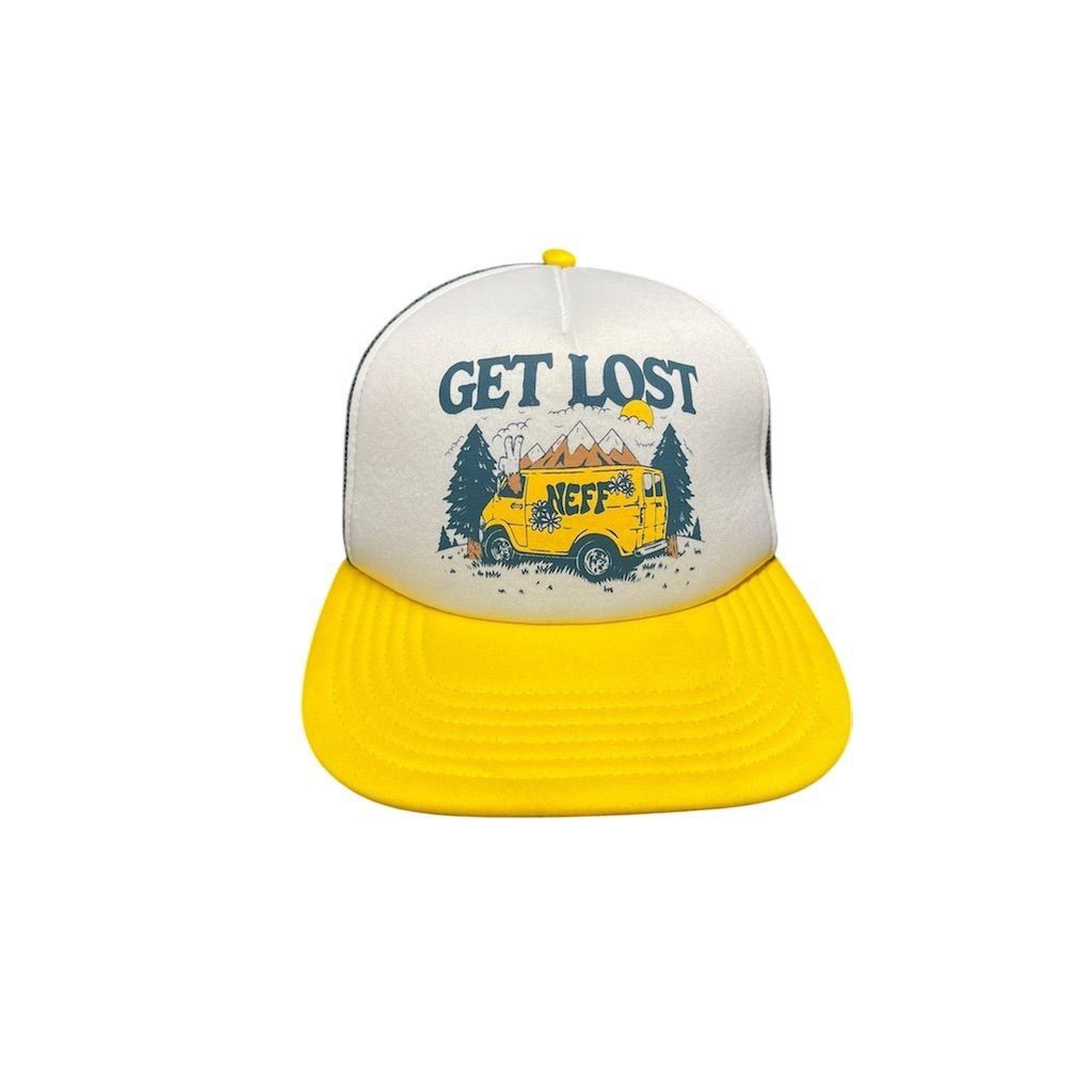 NEFF Neff "Get Lost" Multicolor Snapback Trucker Hat Adjustable Size ONE SIZE - 10 Thumbnail
